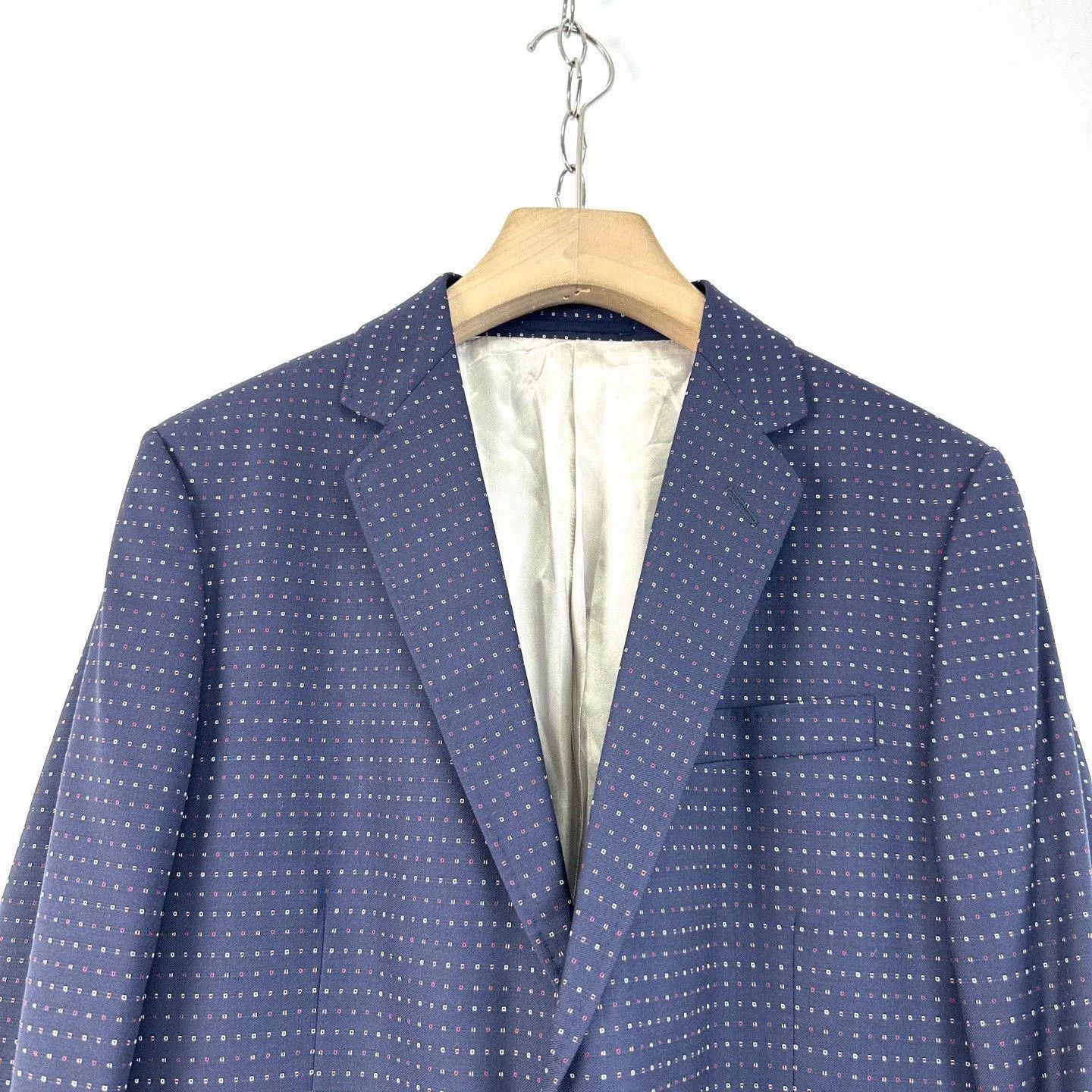 Gucci Gucci Blue Polka Dot Embroidered Blazer. Size US M / EU 48-50 / 2 - 3 Thumbnail