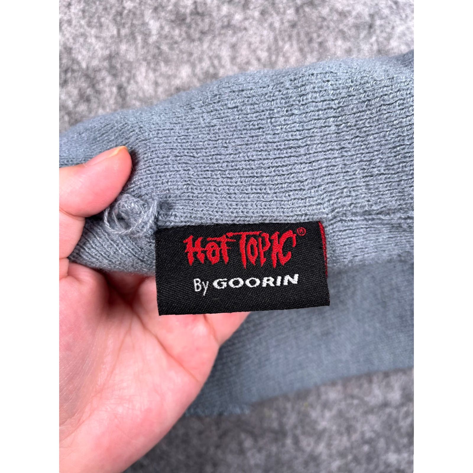 Goorin Bros. Goorin Bros Skull Flames Beanie Adult One Size Gray Knit Acrylic Hat Men Women Skull Theme Beanie Size ONE SIZE - 7 Thumbnail