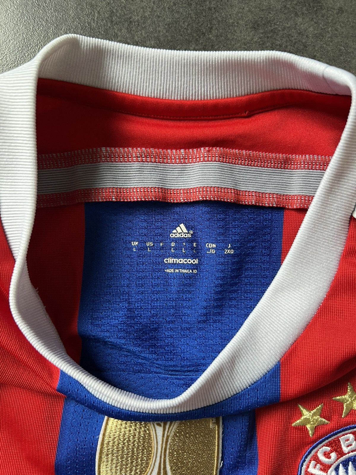 Adidas Bayern Munchen 14/15 Müller jersey Size US L / EU 52-54 / 3 - 6 Thumbnail