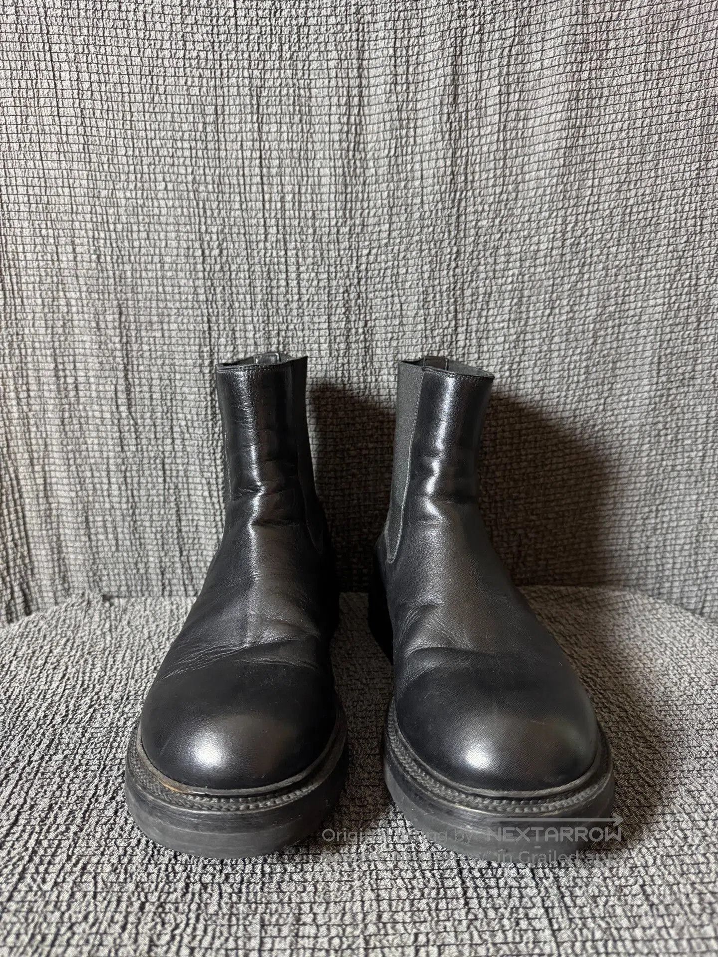Rick Owens rick owens black leather chelsea boots. Size US 7.5 / EU 40-41 - 5 Thumbnail