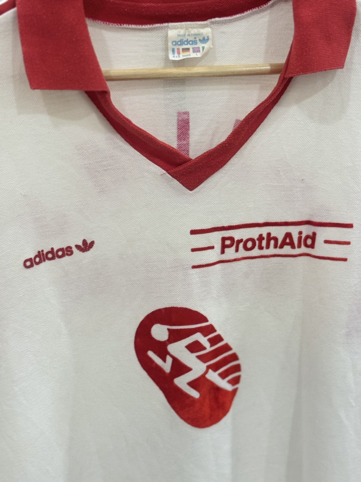 Adidas Vintage Adidas 88’ Tshirt Jersey Size US L / EU 52-54 / 3 - 4 Thumbnail