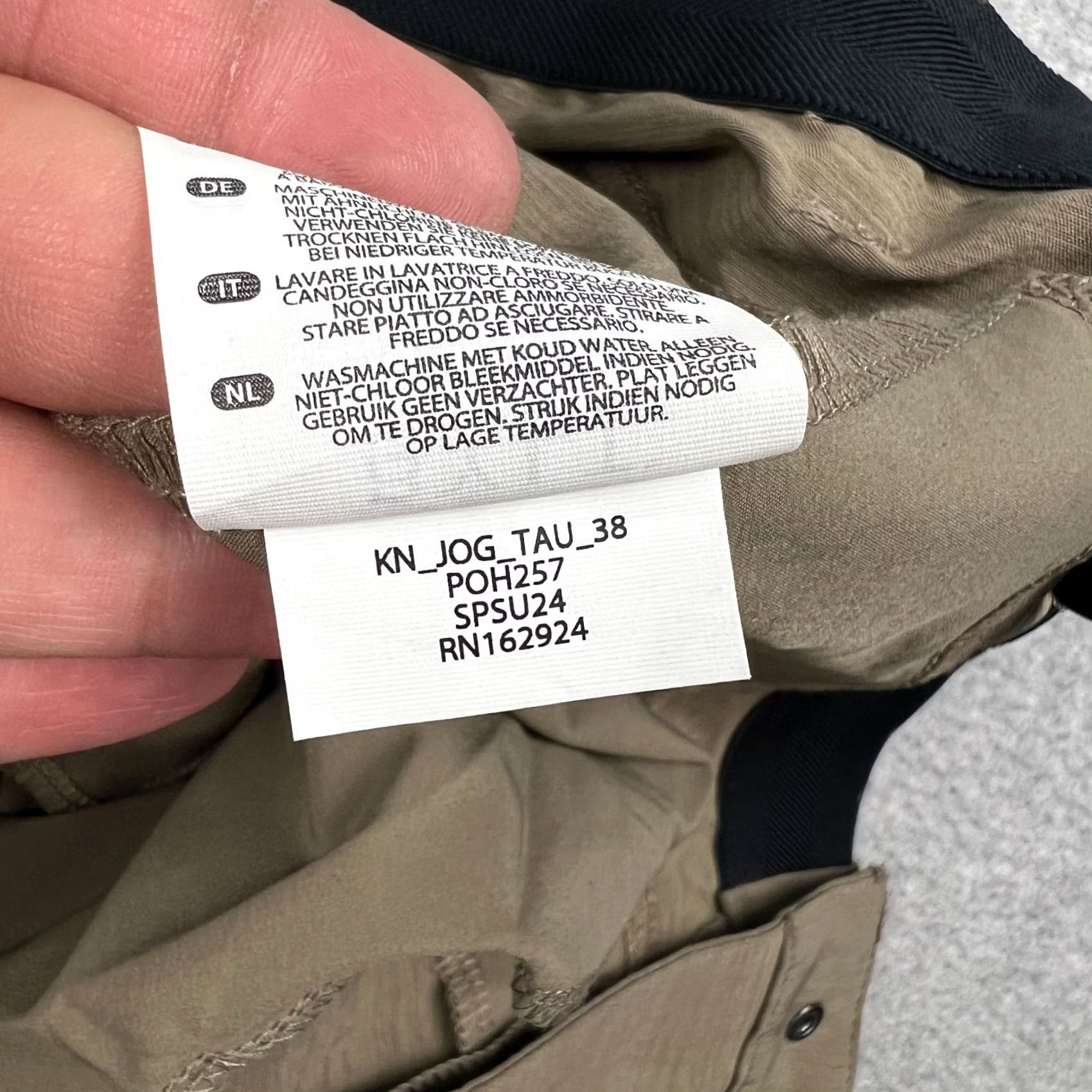 Vintage BYLT Kinetic Jogger Pants Beige 38x30 Mens Regular Tapered Stretch Active Tech Jogger Pants Size US 38 / EU 54 - 5 Thumbnail
