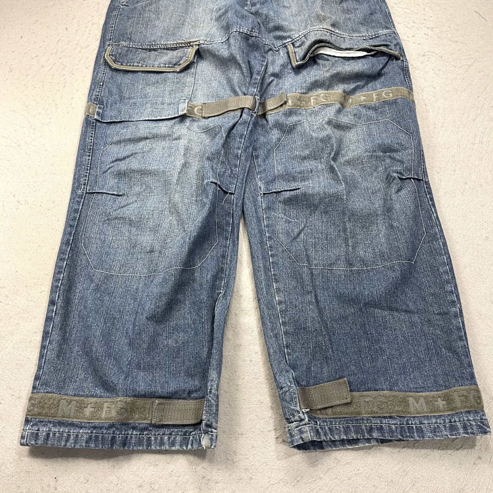 Vintage VINTAGE Girbaud Jeans Mens 40x32 Shuttl Tape Wide Baggy Loose Shirt? Size US 40 / EU 56 - 4 Thumbnail
