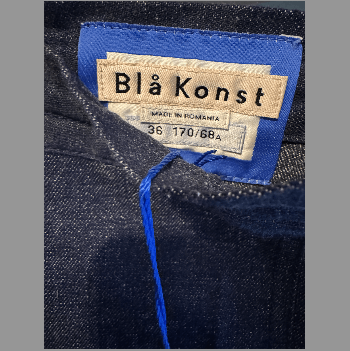 Acne Studios Bla Konst Wide Leg Cropped Denim Size 26" / US 2 / IT 38 - 5 Thumbnail