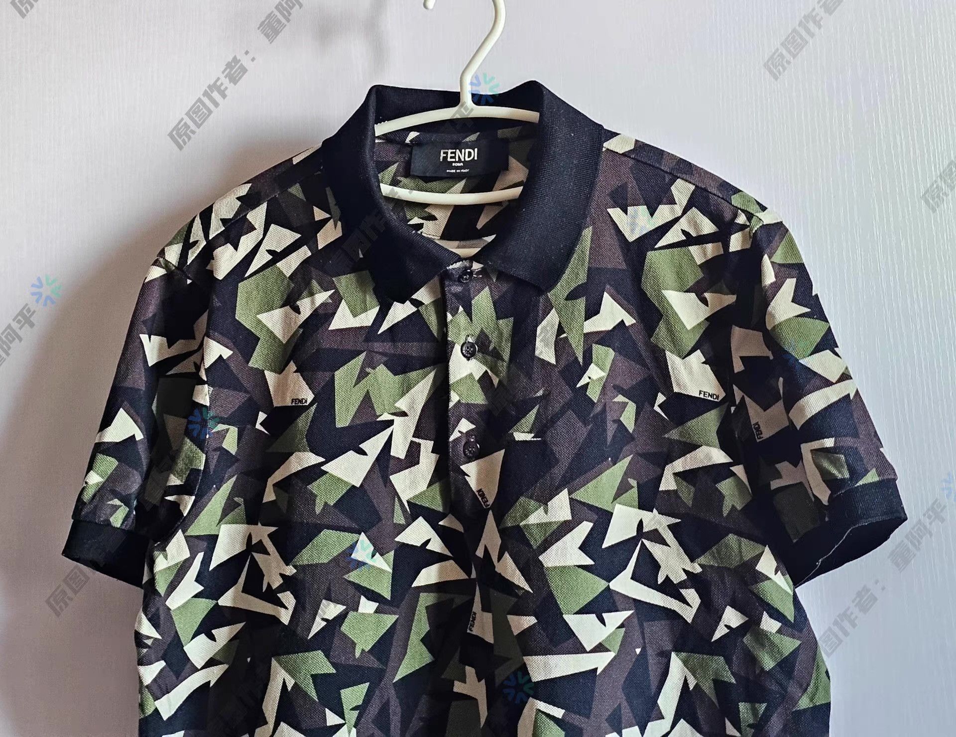 Fendi FENDI camouflage short-sleeve polo shirt Q4 Size US S / EU 44-46 / 1 - 2 Thumbnail