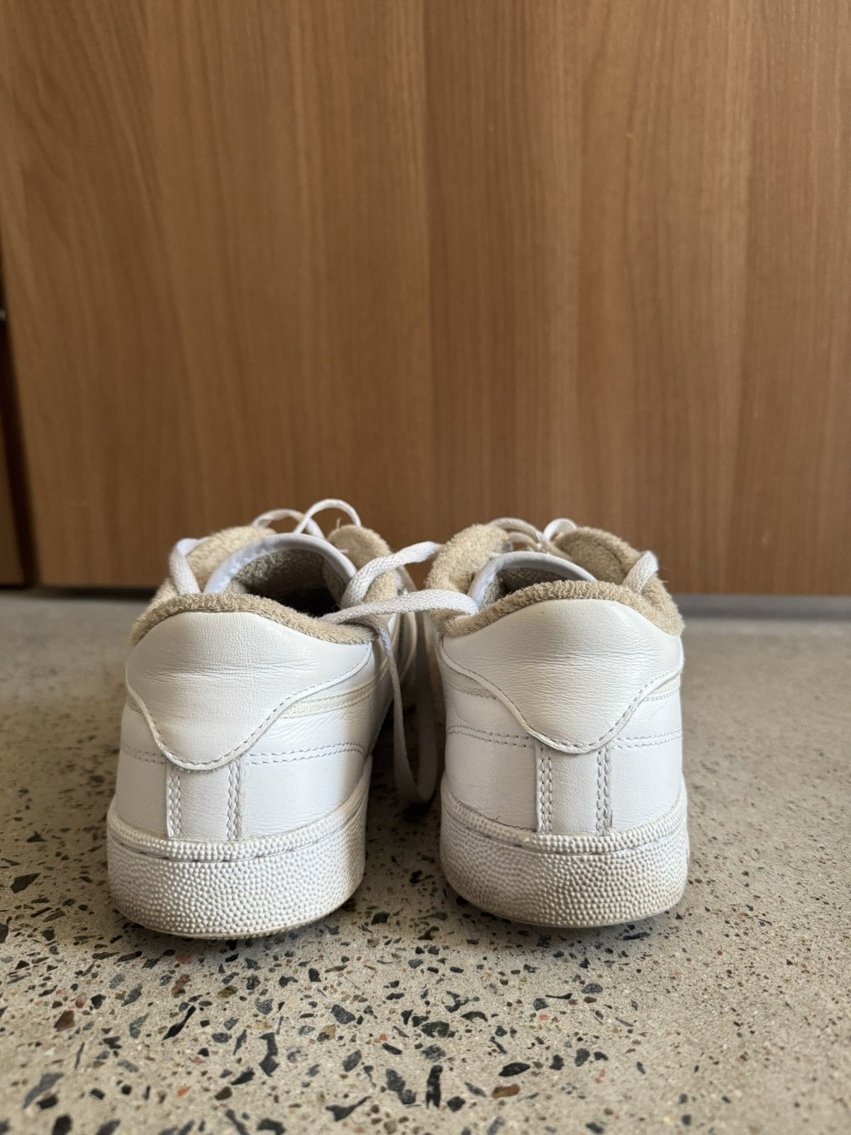 JJJJound × Reebok Reebok X JJJJOUND - white Club C85 - size 10 - used Size US 10 / EU 43 - 5 Thumbnail