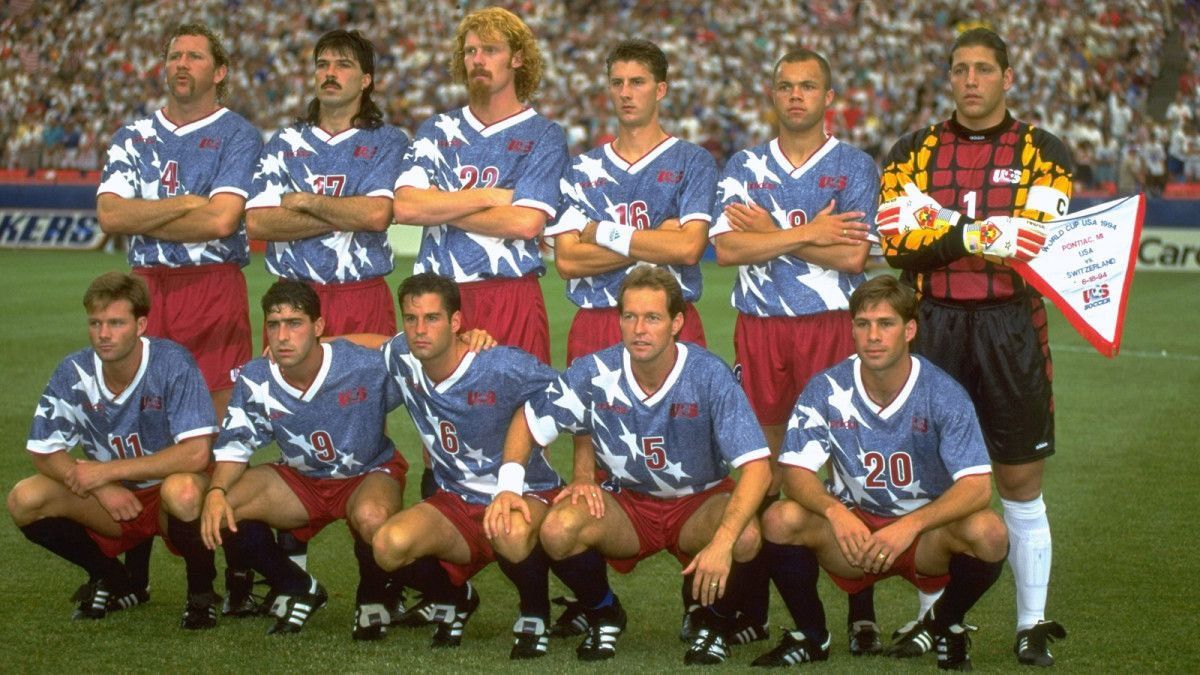 Adidas 94/95 USMNT Away Shirt Size US L / EU 52-54 / 3 - 14 Thumbnail
