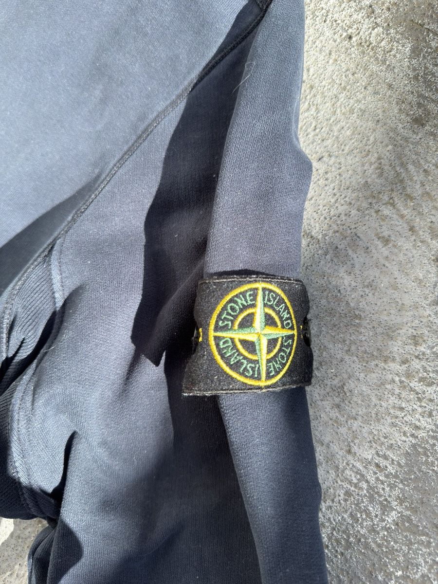 Stone Island Stone Island Garment Dyed Crew Sweatshirt Navy XXL Size US XXL / EU 58 / 5 - 6 Thumbnail
