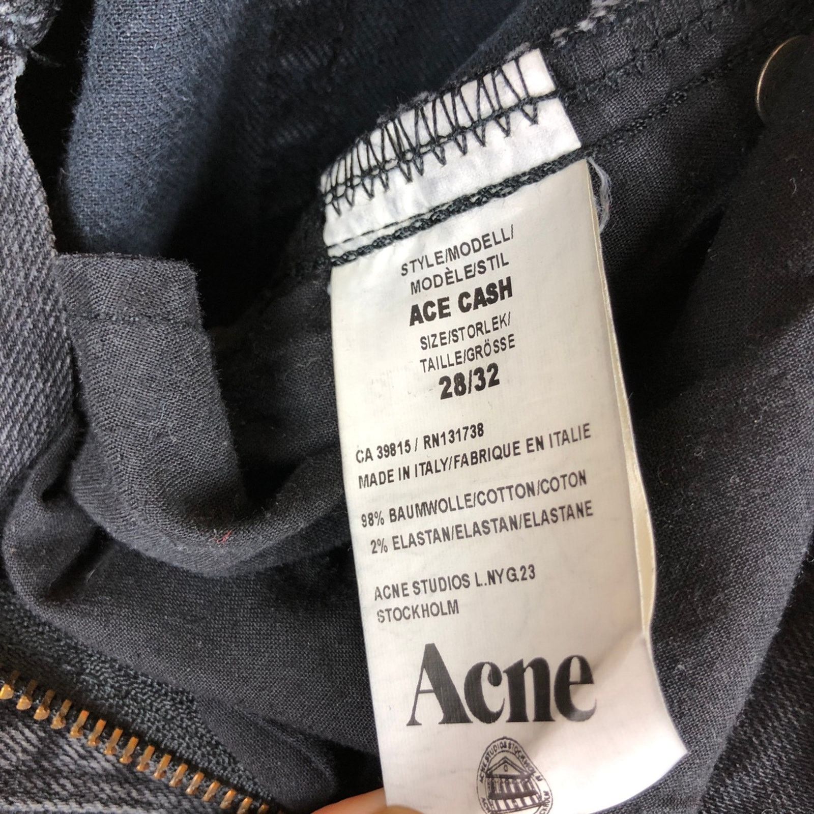 Acne Studios Acne Studios Ace Cash Jeans Size US 28 / EU 44 - 5 Thumbnail