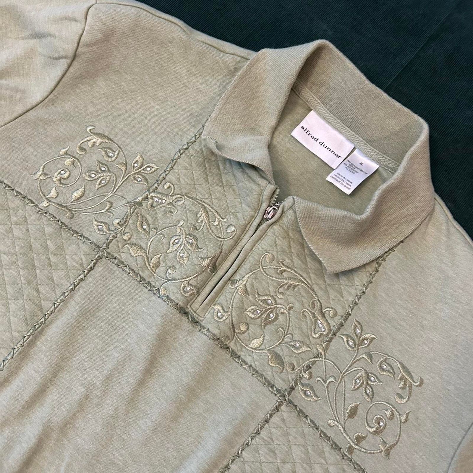 Other Alfred dunner embroidered sweater Size XL / US 12-14 / IT 48-50 - 3 Thumbnail