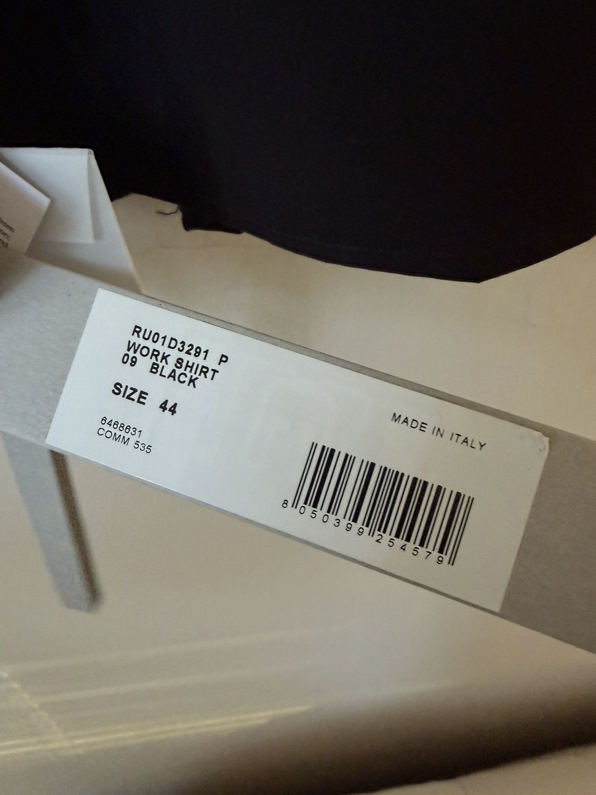 Rick Owens Rick Owens work shirt Size US S / EU 44-46 / 1 - 5 Thumbnail