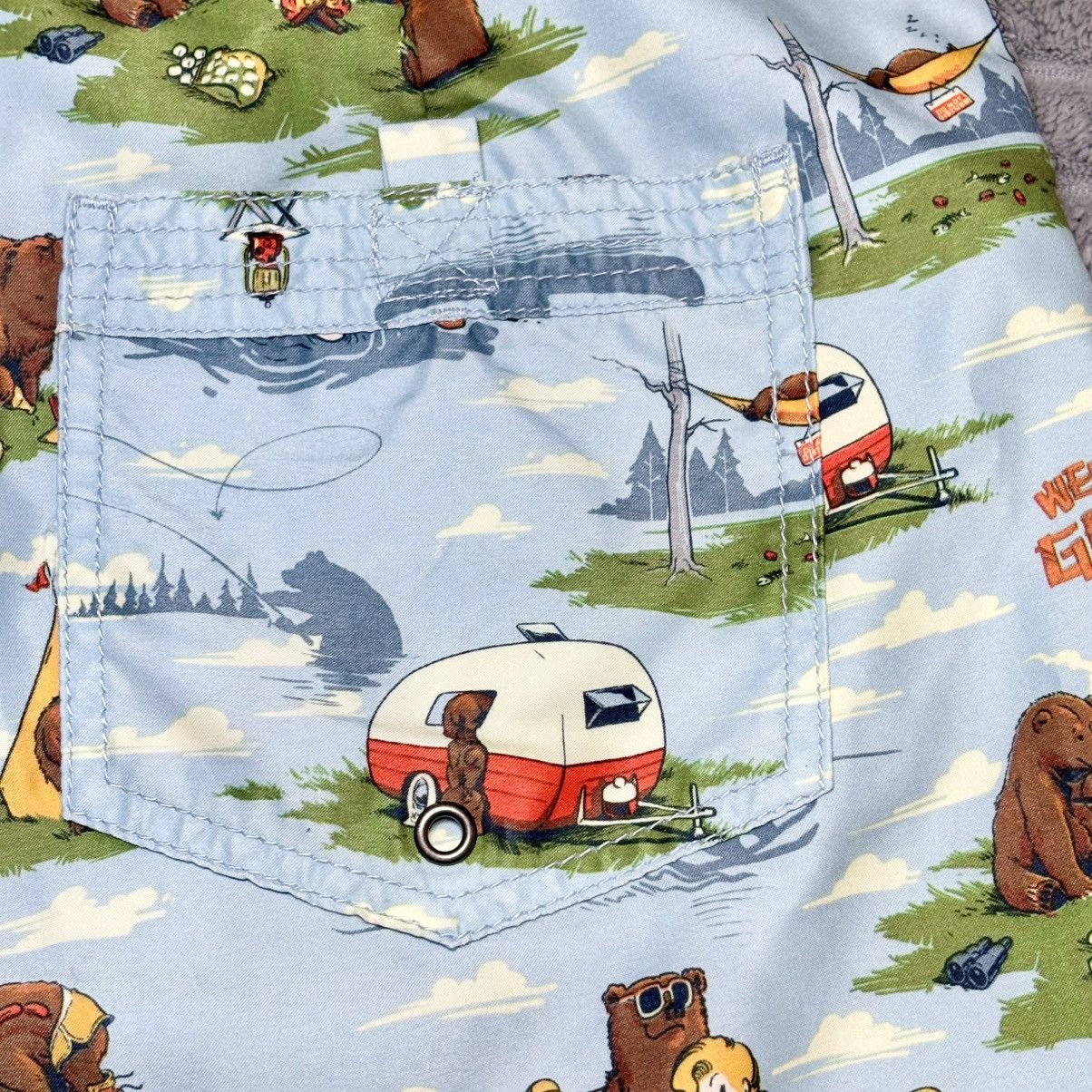 Element Element Bear Lake Theme Boardshorts Mens Size 36 Drawstring Size US 36 / EU 52 - 11 Thumbnail