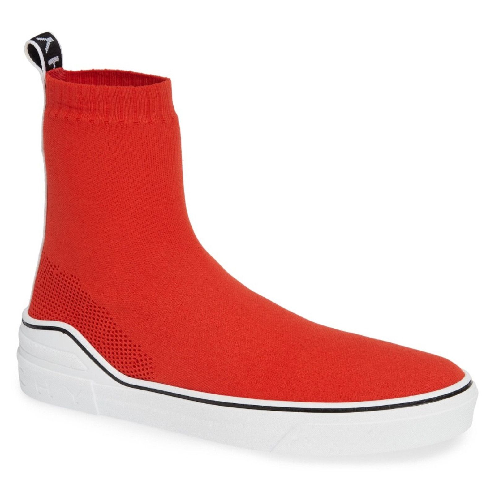 Givenchy Givenchy George V Sock Red White High Top Knit Sneaker 10.5 Size US 10.5 / EU 43-44 - 1 Thumbnail