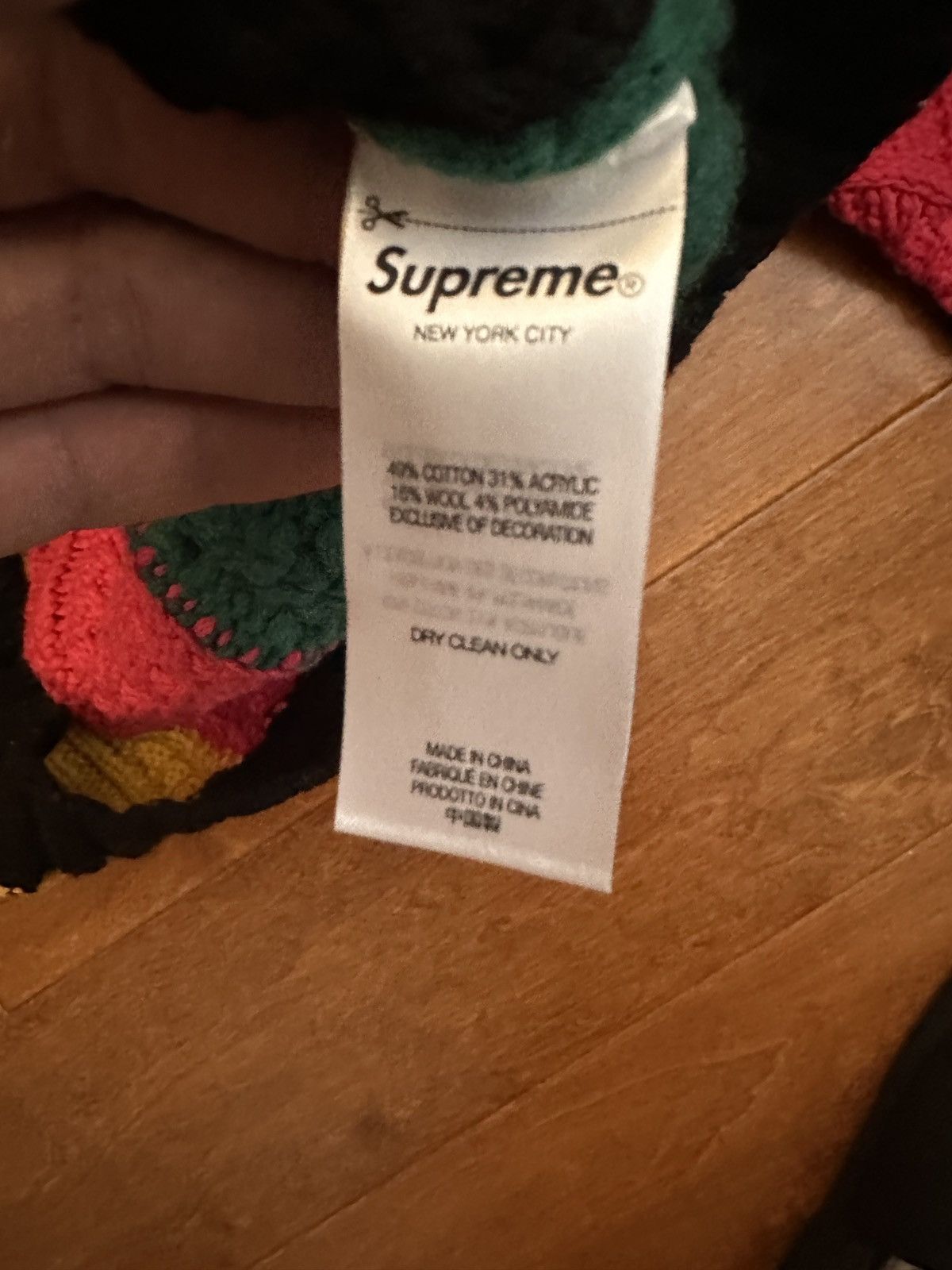 Supreme Supreme patchwork cable knit cardigan Size US M / EU 48-50 / 2 - 3 Thumbnail