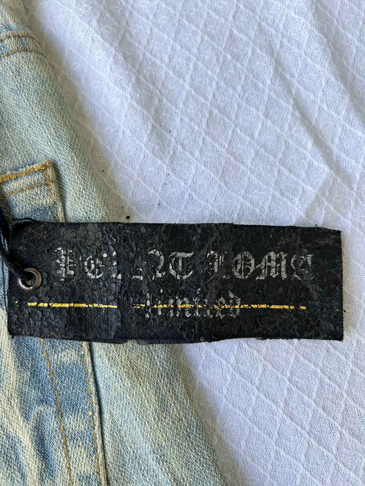 If Six Was Nine 💸BINDINGOFFER💸Limited japanese faded wash dragon denim jeans Size US 34 / EU 50 - 8 Thumbnail