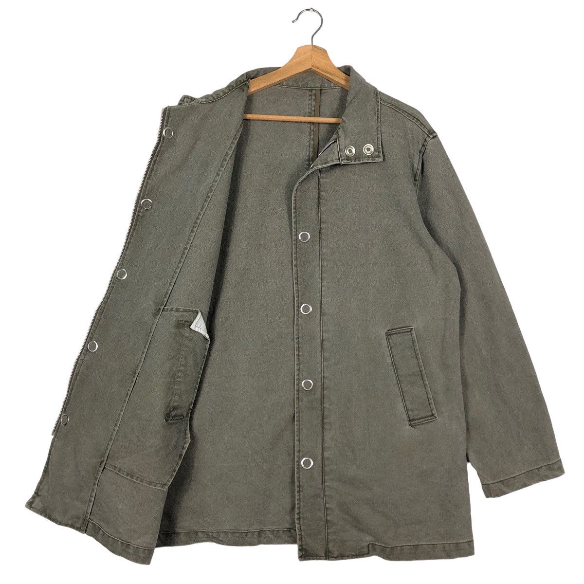 Japanese Brand 🔥Work Jacket Button Snap Spinash Issey Miyake Size US L / EU 52-54 / 3 - 8 Thumbnail