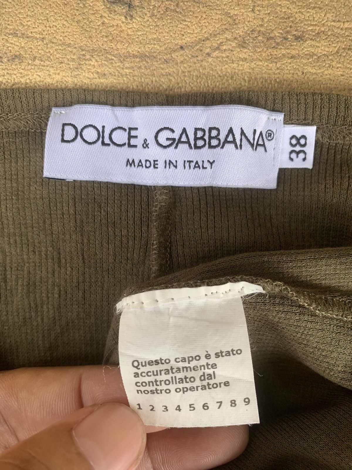 Dolce & Gabbana Dolce and gabbana olive green tanktop Size S / US 4 / IT 40 - 3 Thumbnail