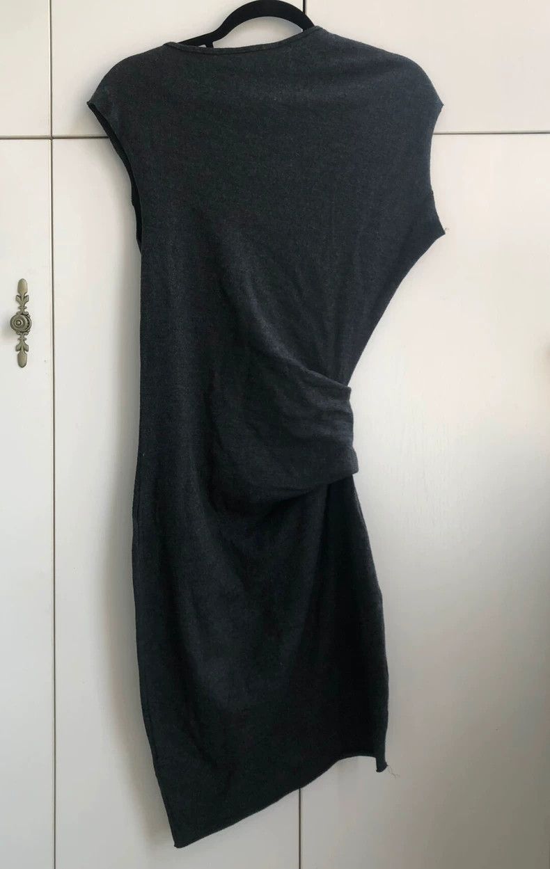 Helmut Lang HELMUT LANG A wool turtleneck dress with irregular cuts Size S / US 4 / IT 40 - 2 Thumbnail