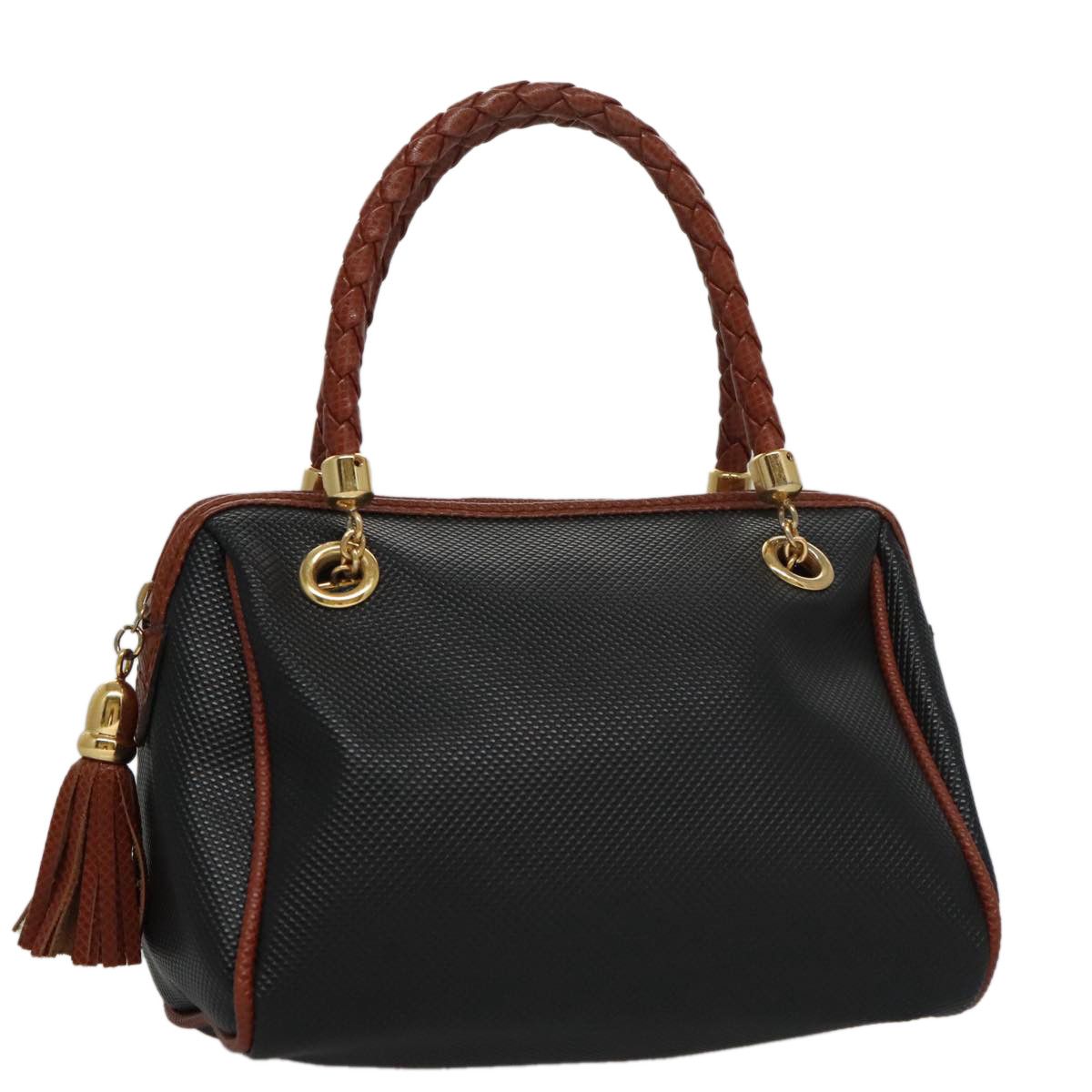 Bottega Veneta -- Black Canvas Handbag (Pre-Owned) Size ONE SIZE - 1 Thumbnail