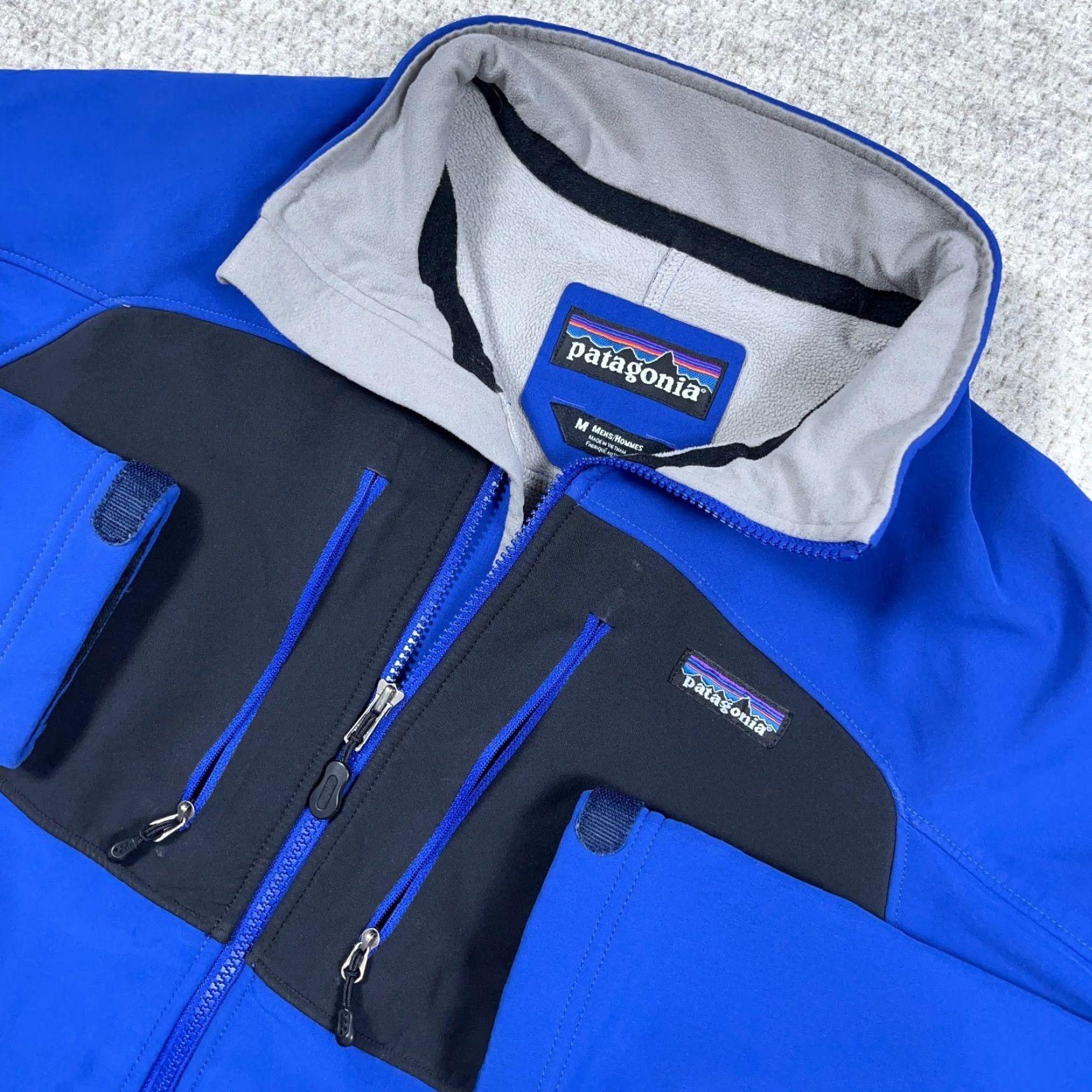 Patagonia Patagonia Talus Jacket Men M Royal Blue Softshell Full Zip Lined Regular Fit Size US M / EU 48-50 / 2 - 4 Thumbnail