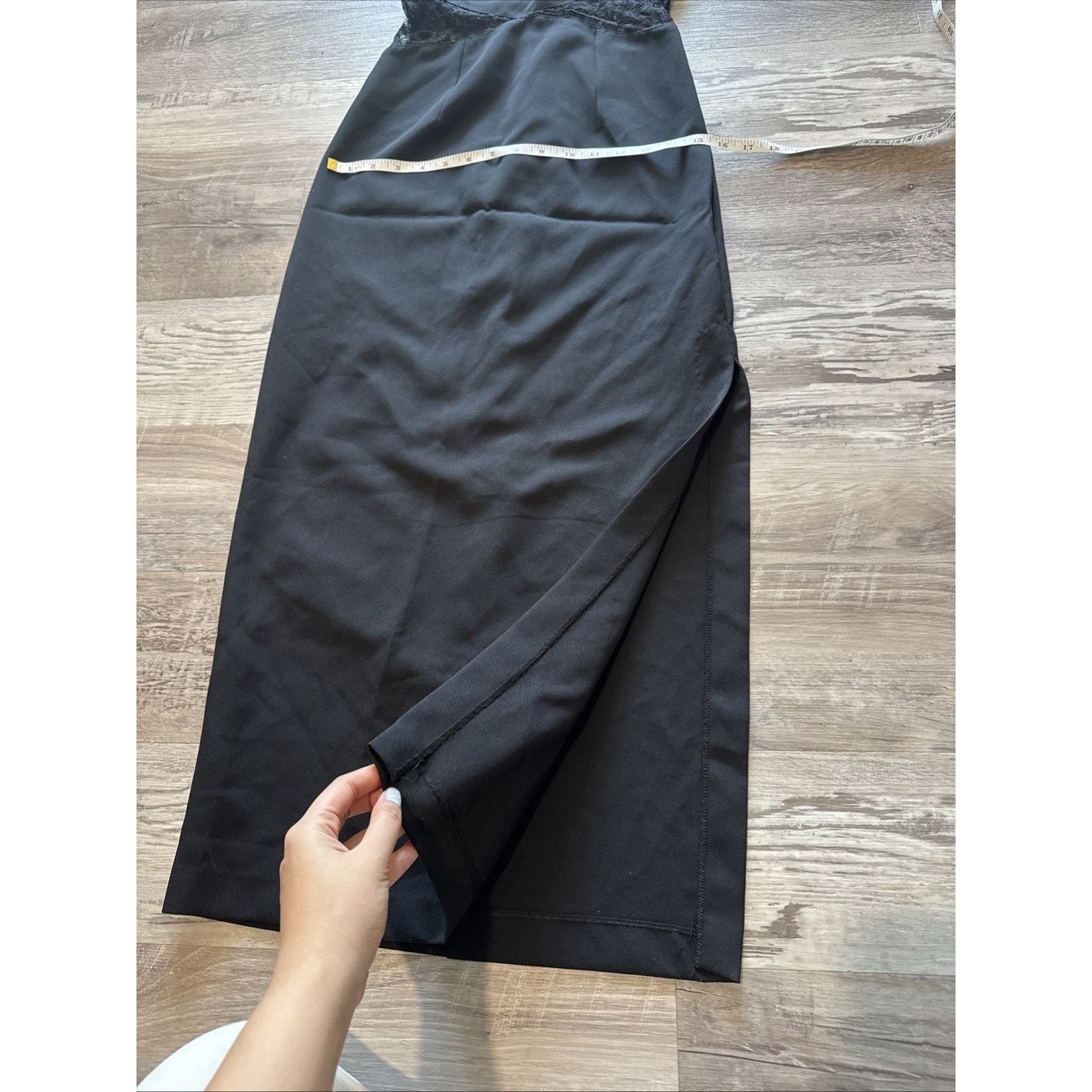 Zara Zara Womens Midi Dress XS Black Sleeveless side slits NWT Size XS / US 0-2 / IT 36-38 - 6 Thumbnail