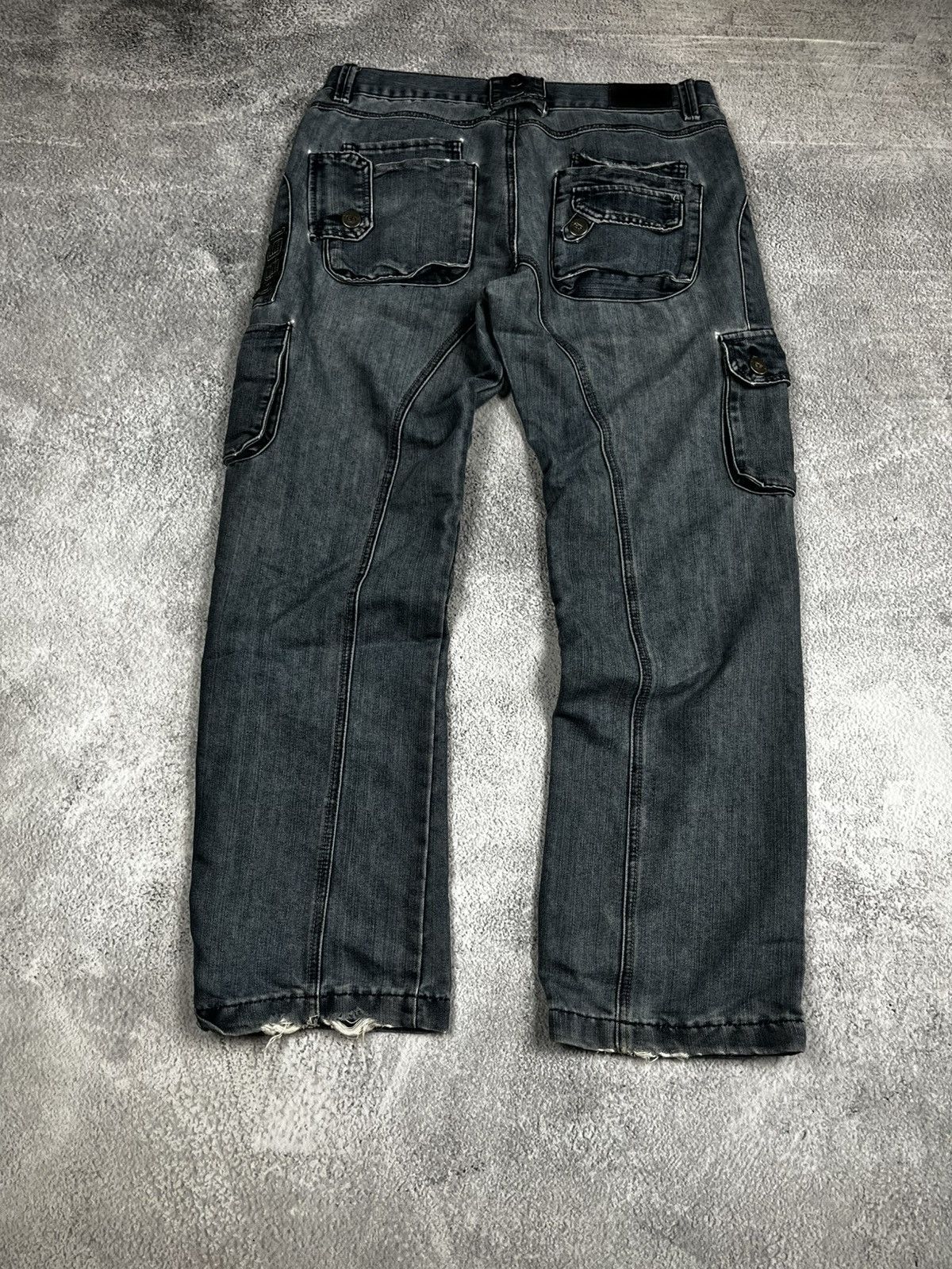 No Fear × Vintage crazy y2k vintage faded jeans if six was nine style no fear Size US 32 / EU 48 - 2 Thumbnail