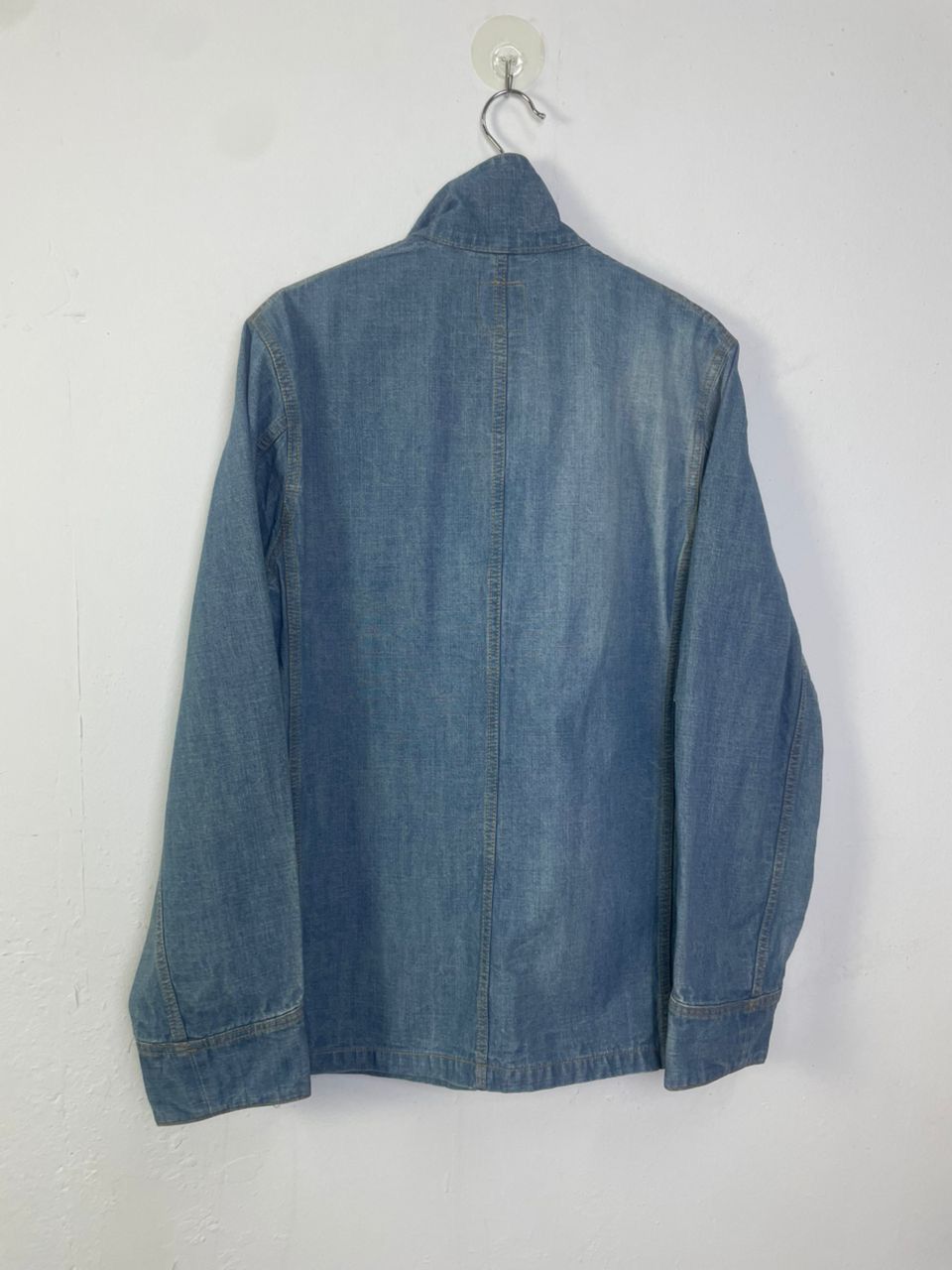 Issey Miyake × Japanese Brand × Ne-Net Ne-Net Issey Miyake Blue Denim Jacket Size US M / EU 48-50 / 2 - 8 Thumbnail