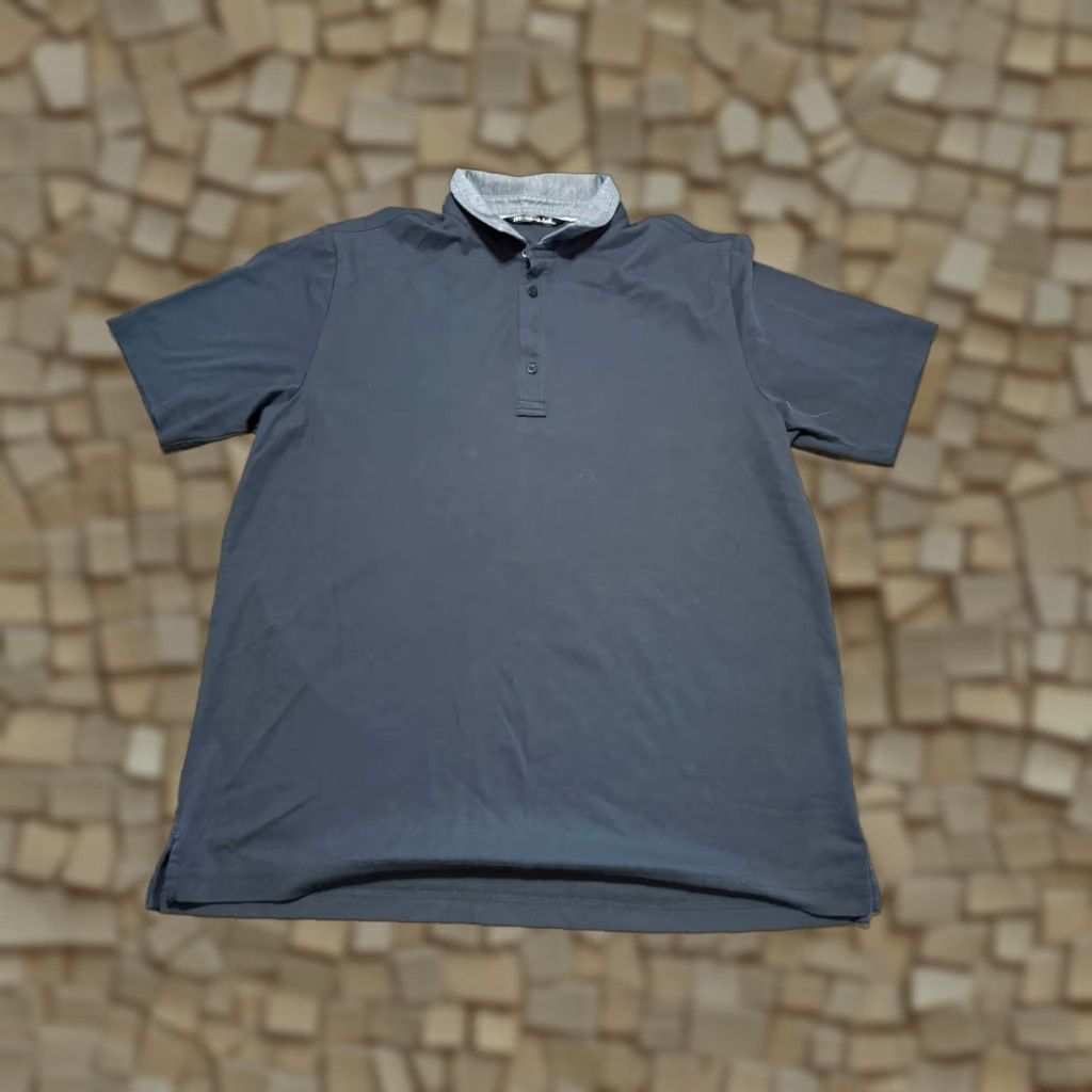 TravisMathew Travis Mathew Polo Men XL Black Gray Short Sleeve Breathable Size US XL / EU 56 / 4 - 1 Thumbnail