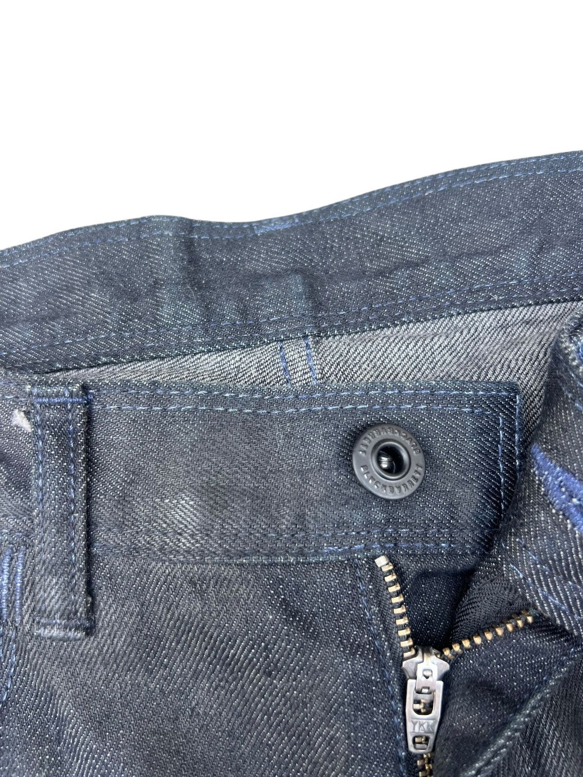 Black Barrett Vintage Neil Barret Black Barret Coated Waxed Slim Jeans Size US 31 - 5 Thumbnail