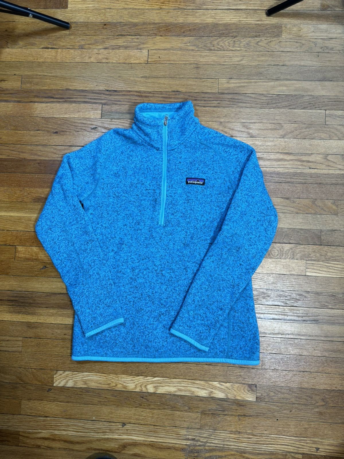 Patagonia Patagonia Jacket Womens Sz Small Aqua Blue 1/4 Zip Pullover Size S / US 4 / IT 40 - 1 Thumbnail