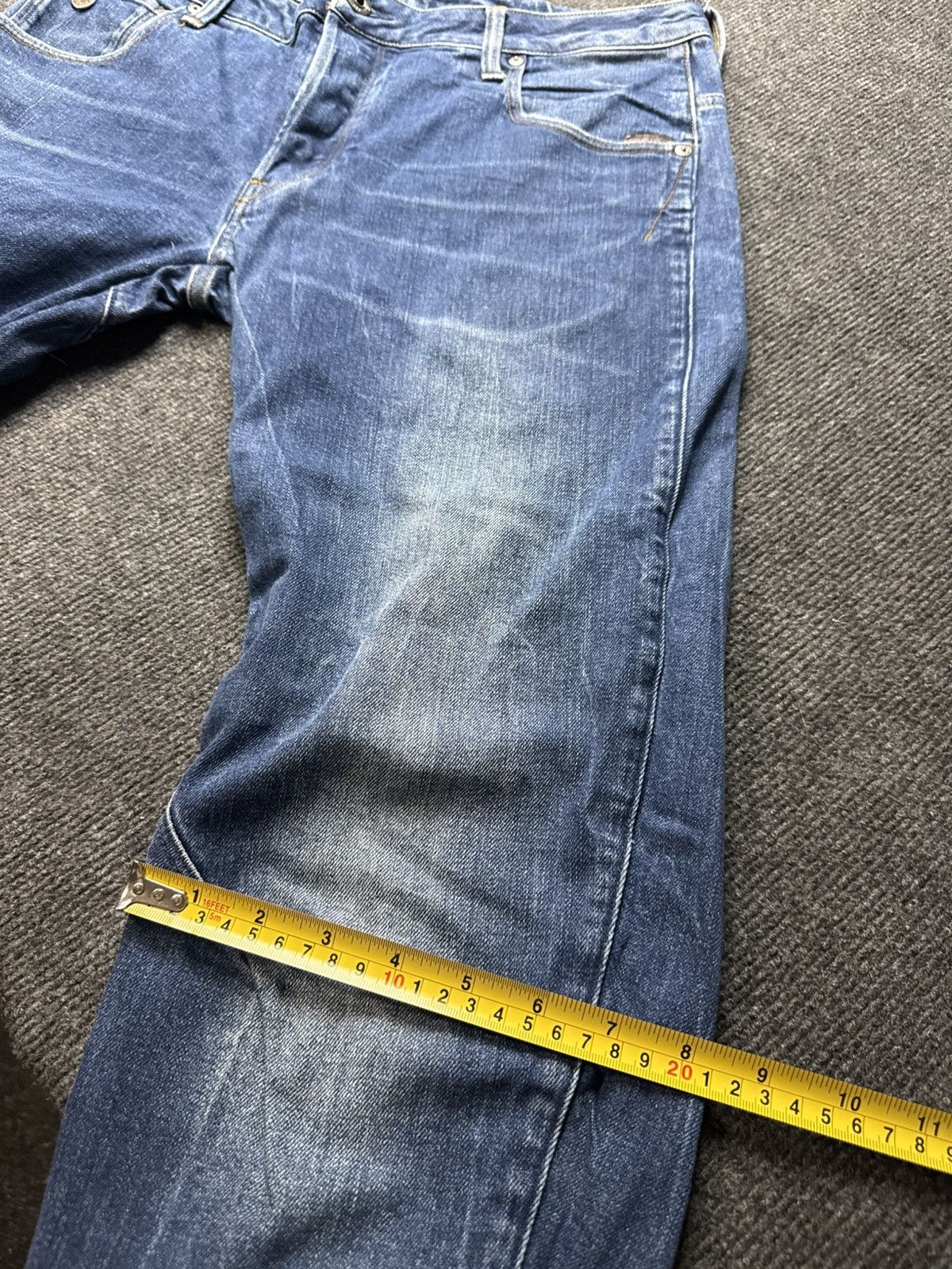 G-Star 00s Y2K G-Star RAW ARC 3D Slim Jeans W32 L34 Vintage Denim Size US 32 / EU 48 - 22 Thumbnail