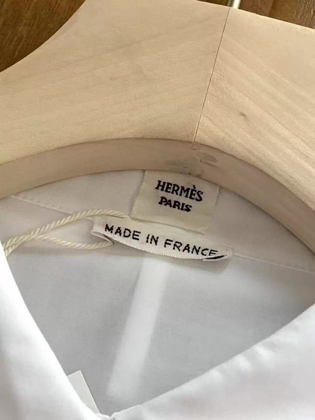 Hermes Hermes long-sleeve mid-length shirt 36, sale R815 Size XS / US 0-2 / IT 36-38 - 4 Thumbnail