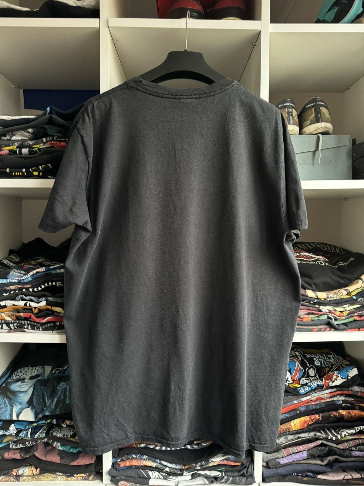 Band Tees × Vintage Vintage 90s Anti Flag Pentagram Print Band Metal T shirt Size US L / EU 52-54 / 3 - 4 Thumbnail
