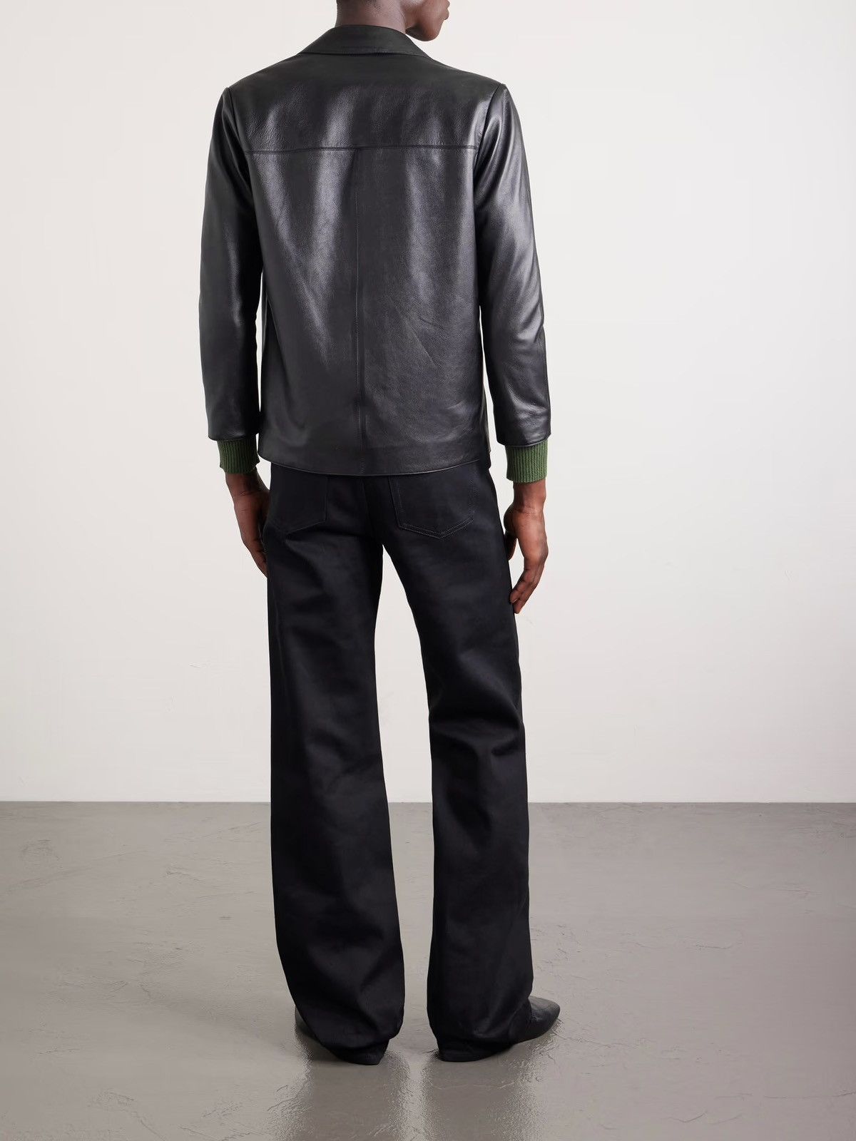 Gucci DEMNA - SS26 Nerd Soft Nappa Leather Jacket 50 Size US M / EU 48-50 / 2 - 23 Thumbnail