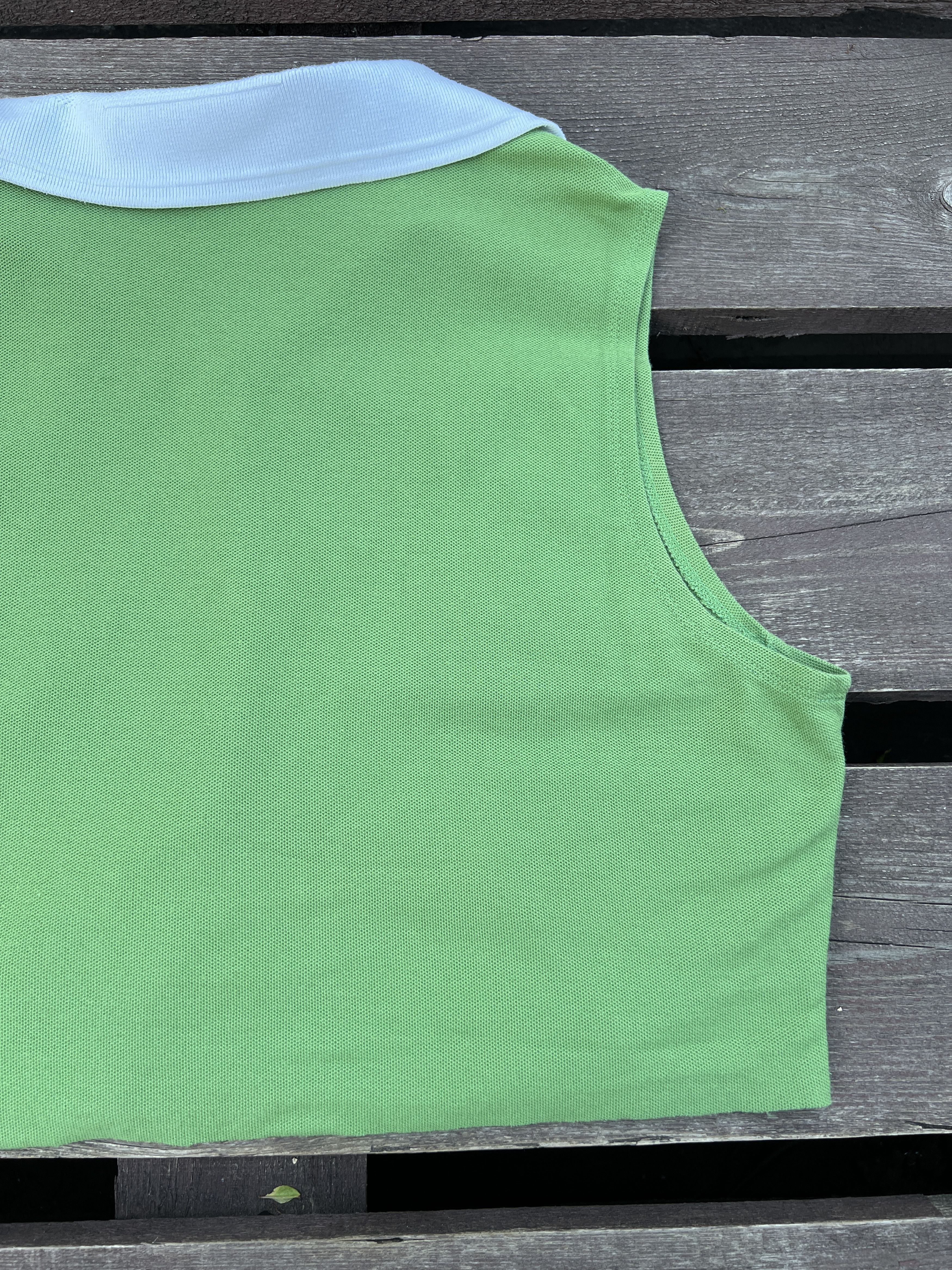Nike Nike Vintage 90s Green Crop Top Custom Polo Shirt Size XL / US 12-14 / IT 48-50 - 7 Thumbnail