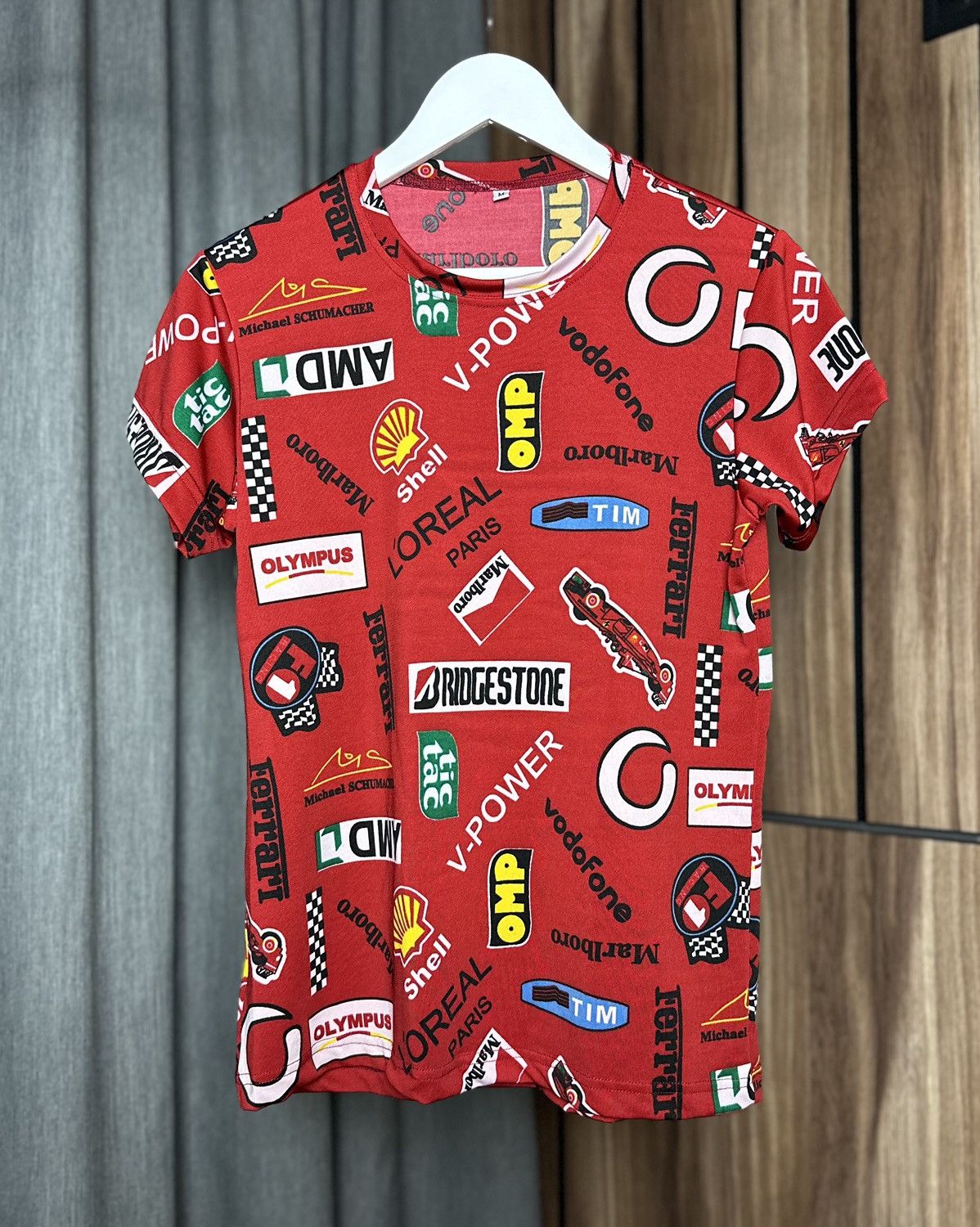 Ferrari × Vintage Formula 1 Racing Teams Shirt Vodafone Shell V-Power Ferrari Size US M / EU 48-50 / 2 - 1 Thumbnail