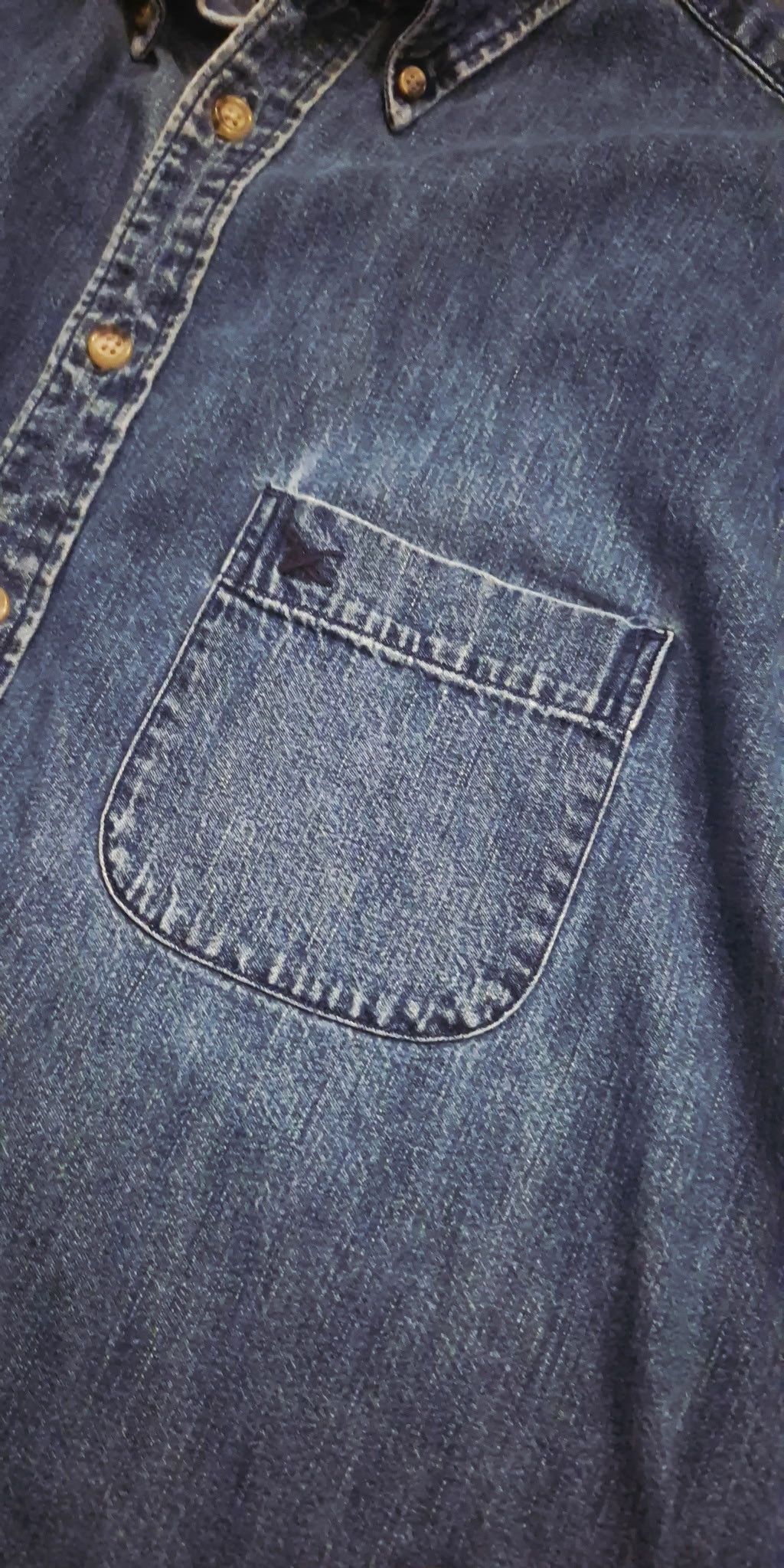 Eddie Bauer Vintage Eddie Bauer Denim Shirt Men’s Large Tall100% Cotton Size US L / EU 52-54 / 3 - 9 Thumbnail