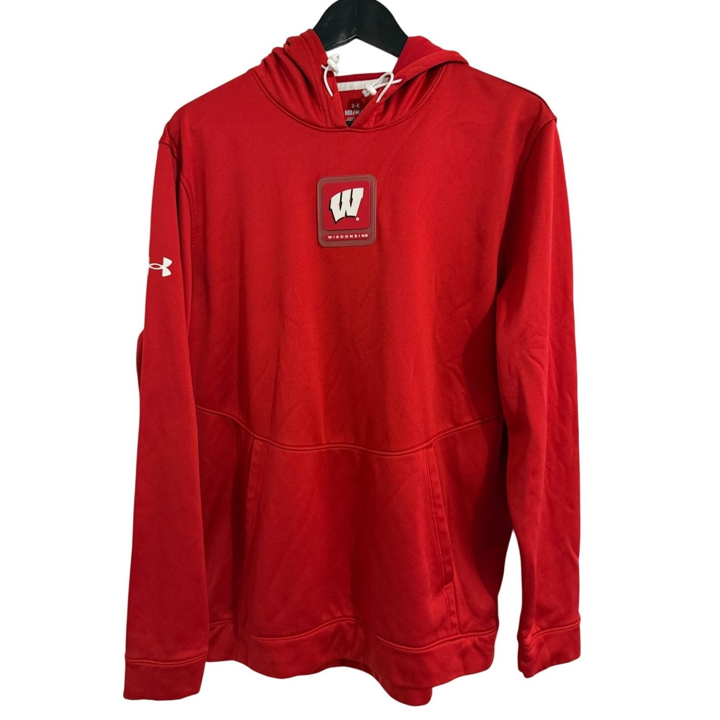 Under Armour University of Wisconsin Badgers Red Under Armour Hoodie Sz M Size US M / EU 48-50 / 2 - 1 Thumbnail