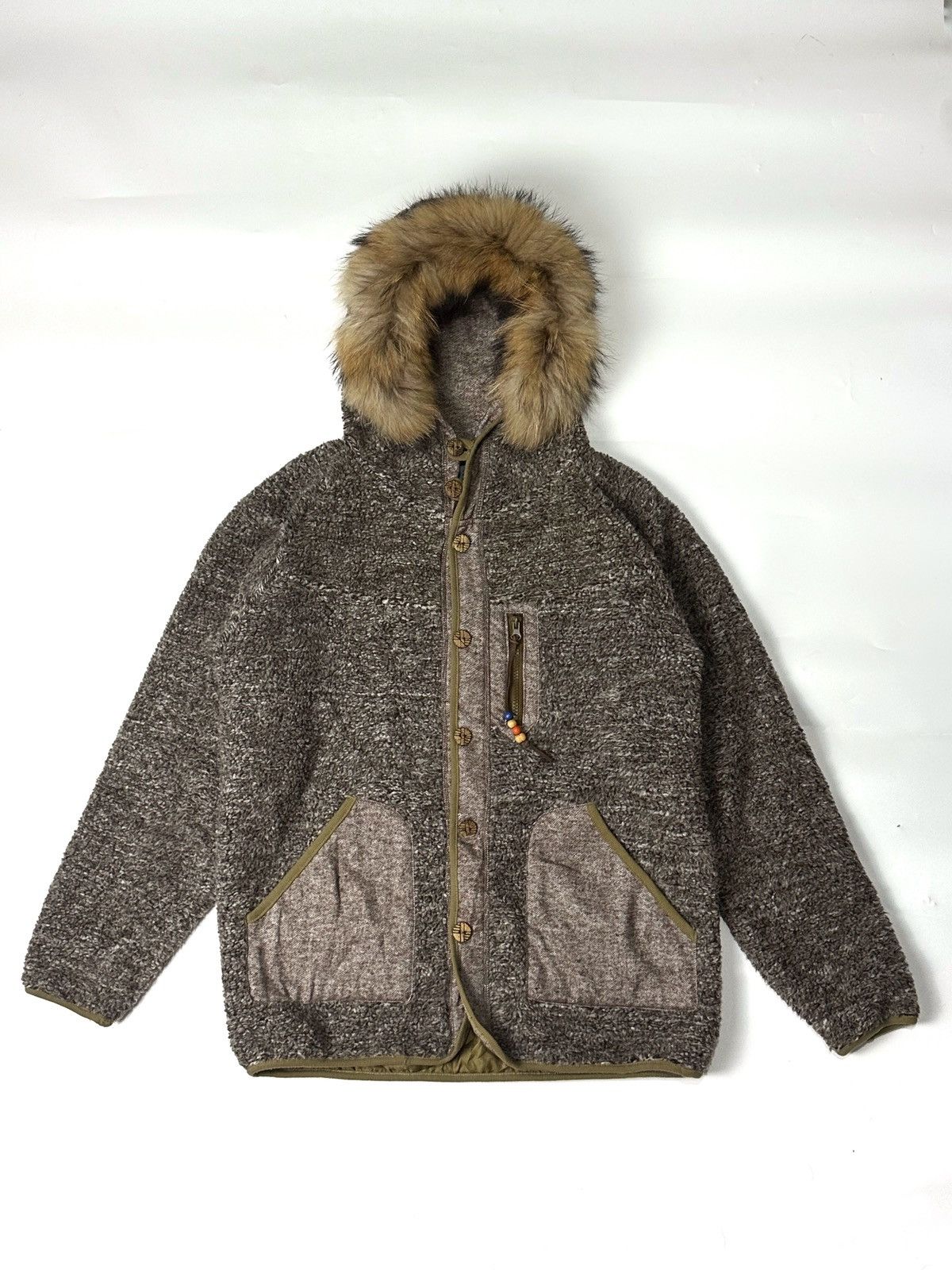 Japanese Brand Fur hoodie fleece style mitsumine Size US L / EU 52-54 / 3 - 1 Thumbnail