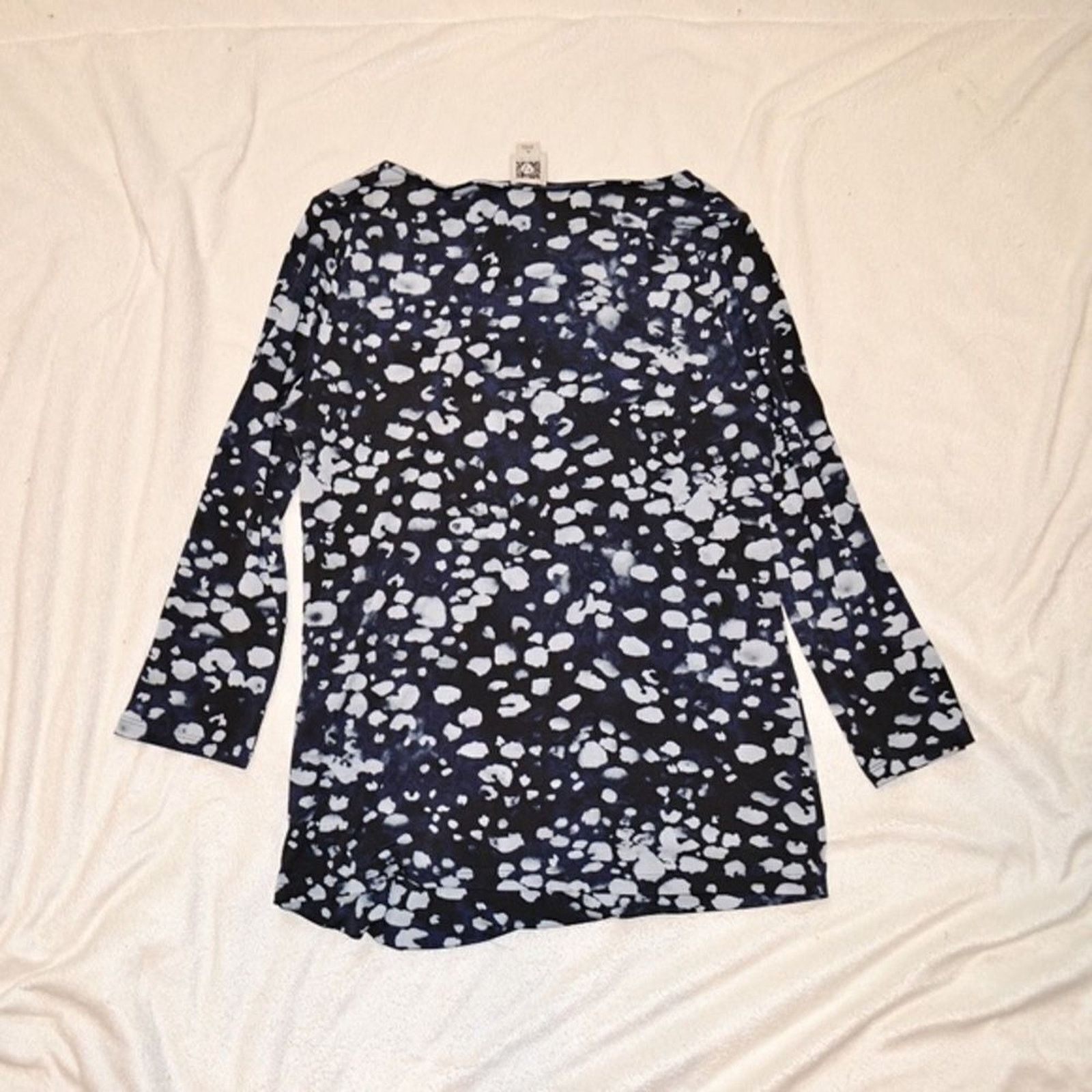 Anne Klein Anne Klein Modern Dot Print 3/4 Sleeve Top | Sz PL Size L / US 10 / IT 46 - 5 Thumbnail