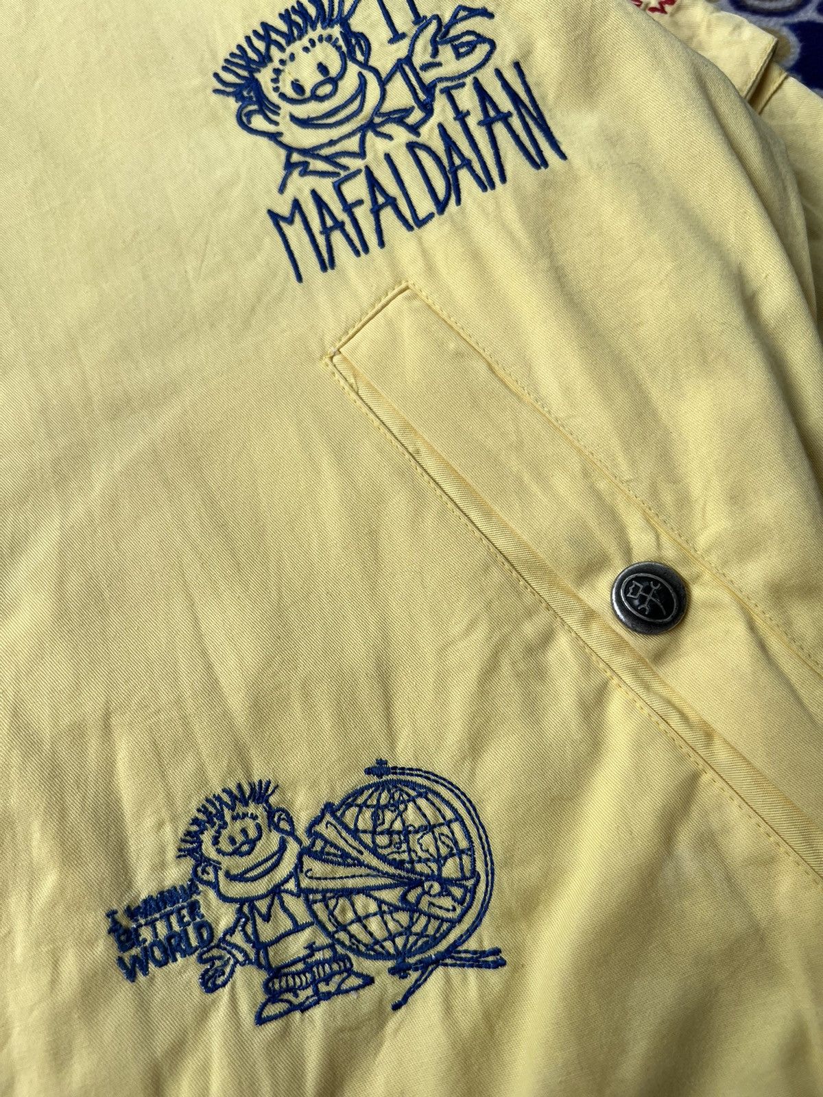 Jean Charles De Castelbajac Rare 80s Jean Charles De Castelbajac Vintage Bomber Jacket Size US L / EU 52-54 / 3 - 8 Thumbnail