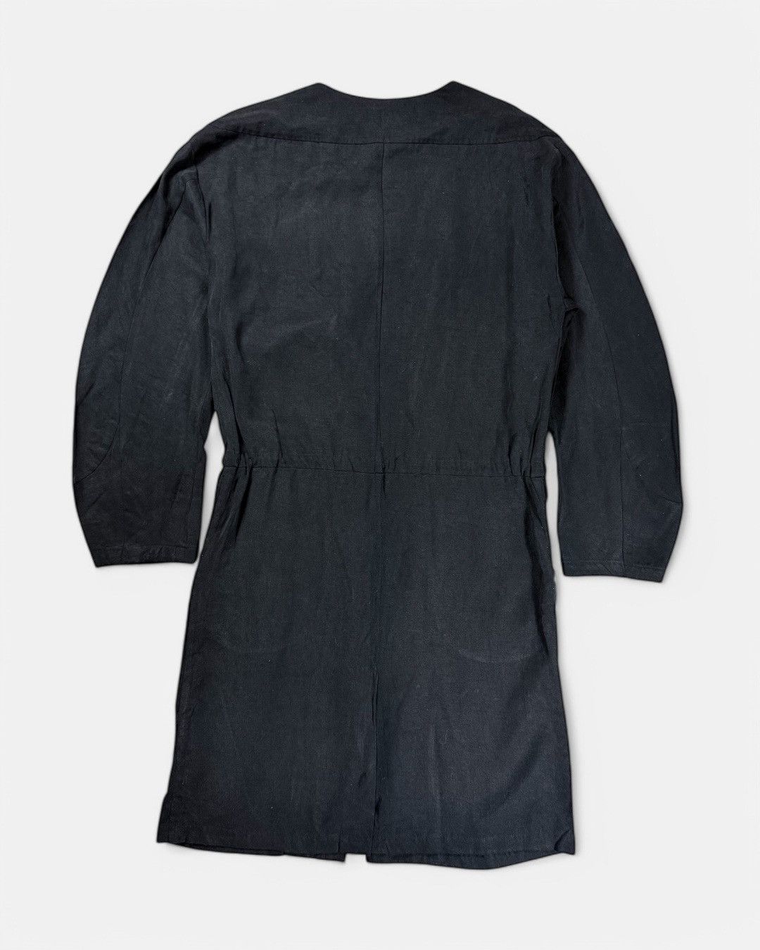 Hussein Chalayan Hussein Chalayan - 00’s Charcoal Cotton Coat Size S / US 4 / IT 40 - 6 Thumbnail