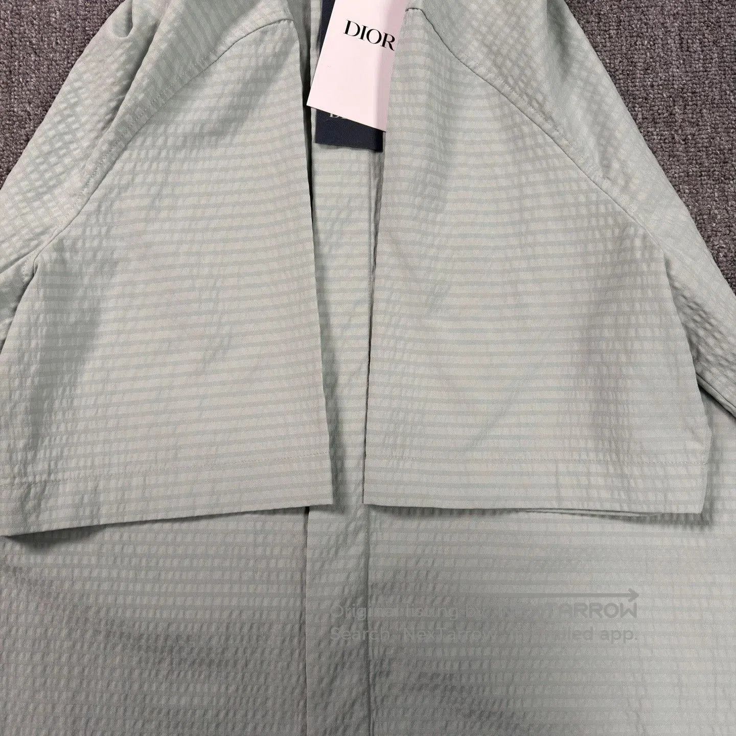 Dior Dior Green Striped Short-Sleeve Shirt. Size US XS / EU 42 / 0 - 4 Thumbnail