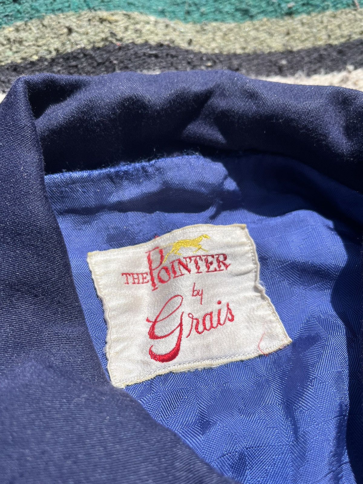 Japanese Brand Vintage Cropped Gaberdine Cyclist Jacket 50’s RARE Size US M / EU 48-50 / 2 - 4 Thumbnail