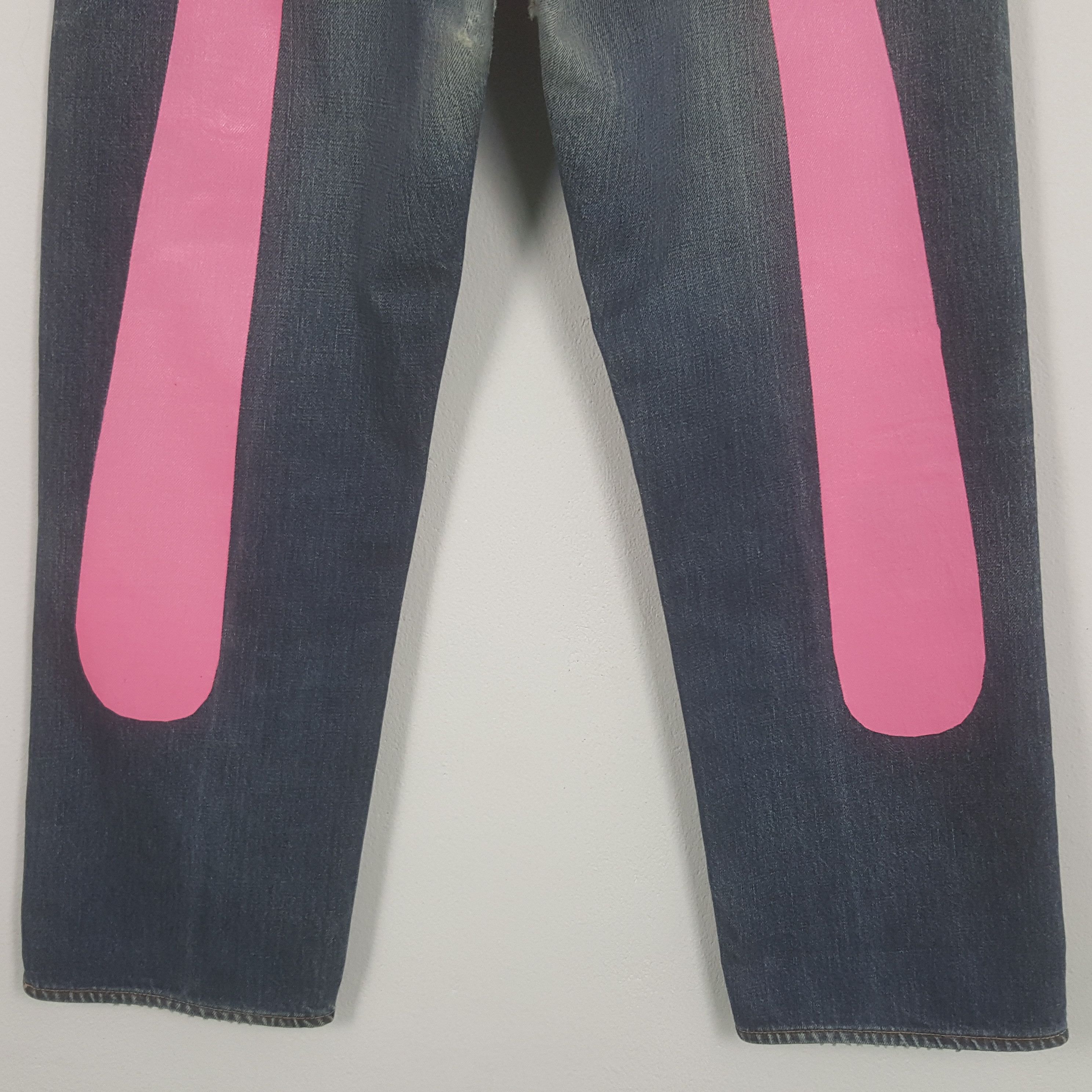 Evisu × Japanese Brand × Vintage Vintage Evisu Japanese Brand Daicock Custom Art Denim Jeans Size US 32 / EU 48 - 3 Thumbnail