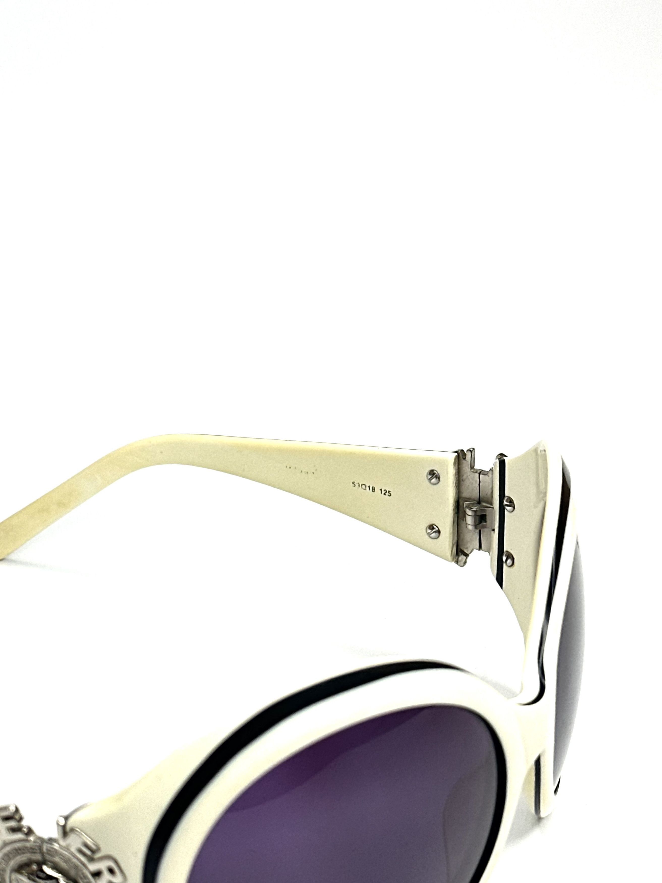 Versace Versace Round Vintage Medusa Sunglasses Size ONE SIZE - 7 Thumbnail
