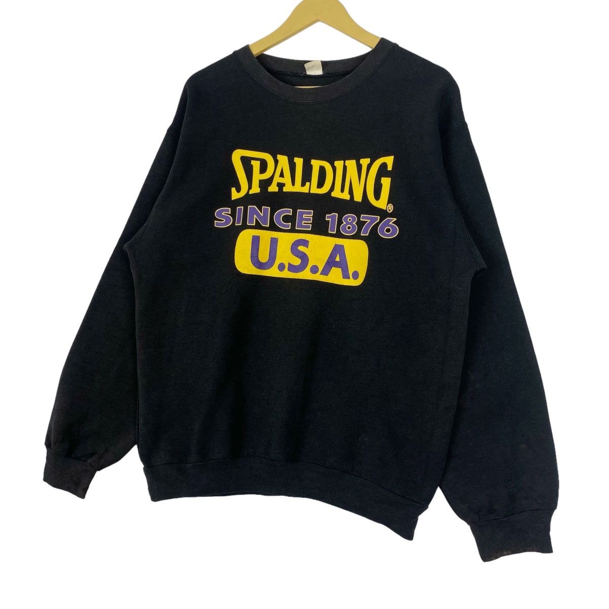 Spalding Spalding Sweatshirt Crewneck Pullover Jumper Size US L / EU 52-54 / 3 - 3 Thumbnail