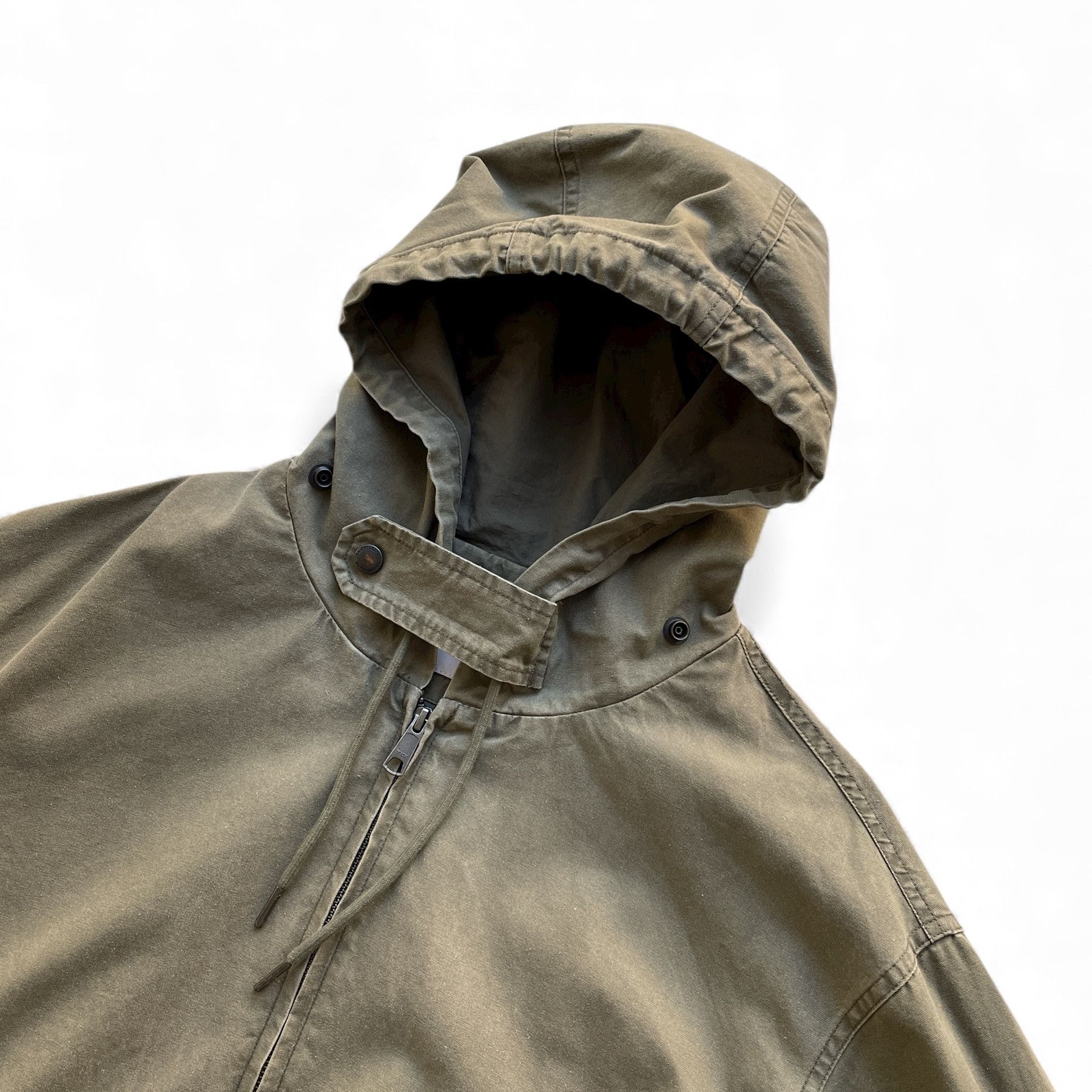 Japanese Brand Vintage wash canvas workwear hooded jacket Size US M / EU 48-50 / 2 - 2 Thumbnail