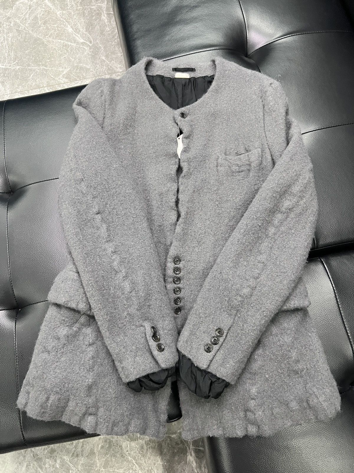 Comme des Garcons Homme Plus Comme des Garçons Homme Plus FW22 Runway Felted Pleated Butt Size 42L - 9 Thumbnail