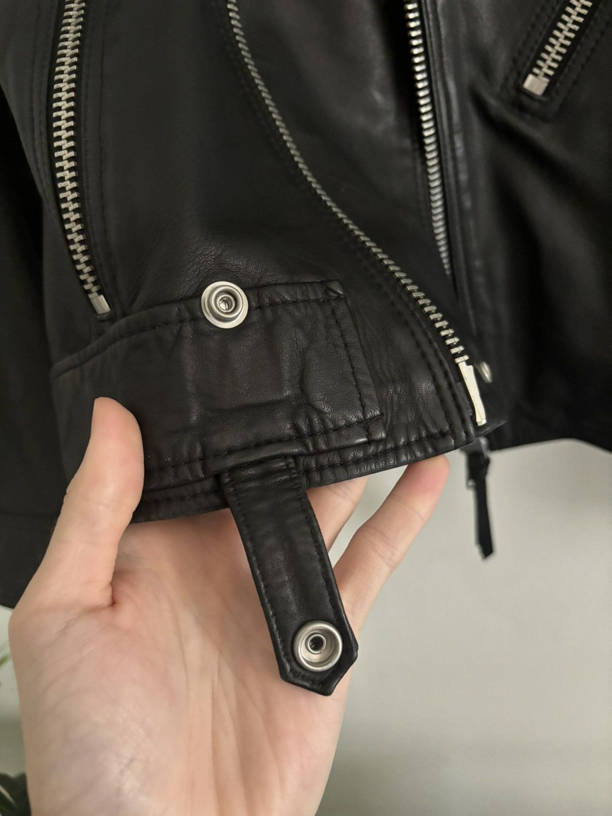 Allsaints LEATHER JACKET Size US S / EU 44-46 / 1 - 5 Thumbnail